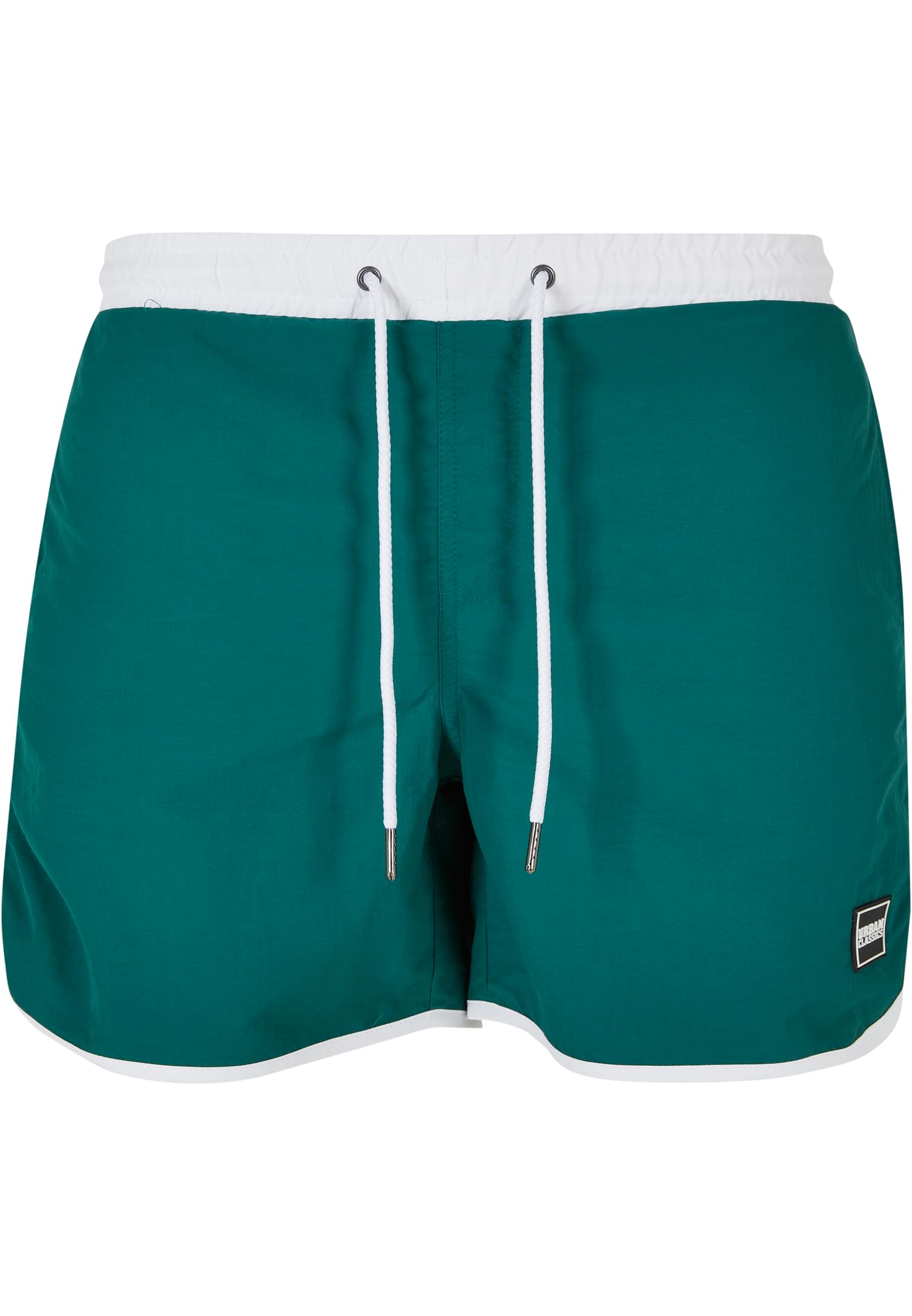 Retro Swimshorts | white/green