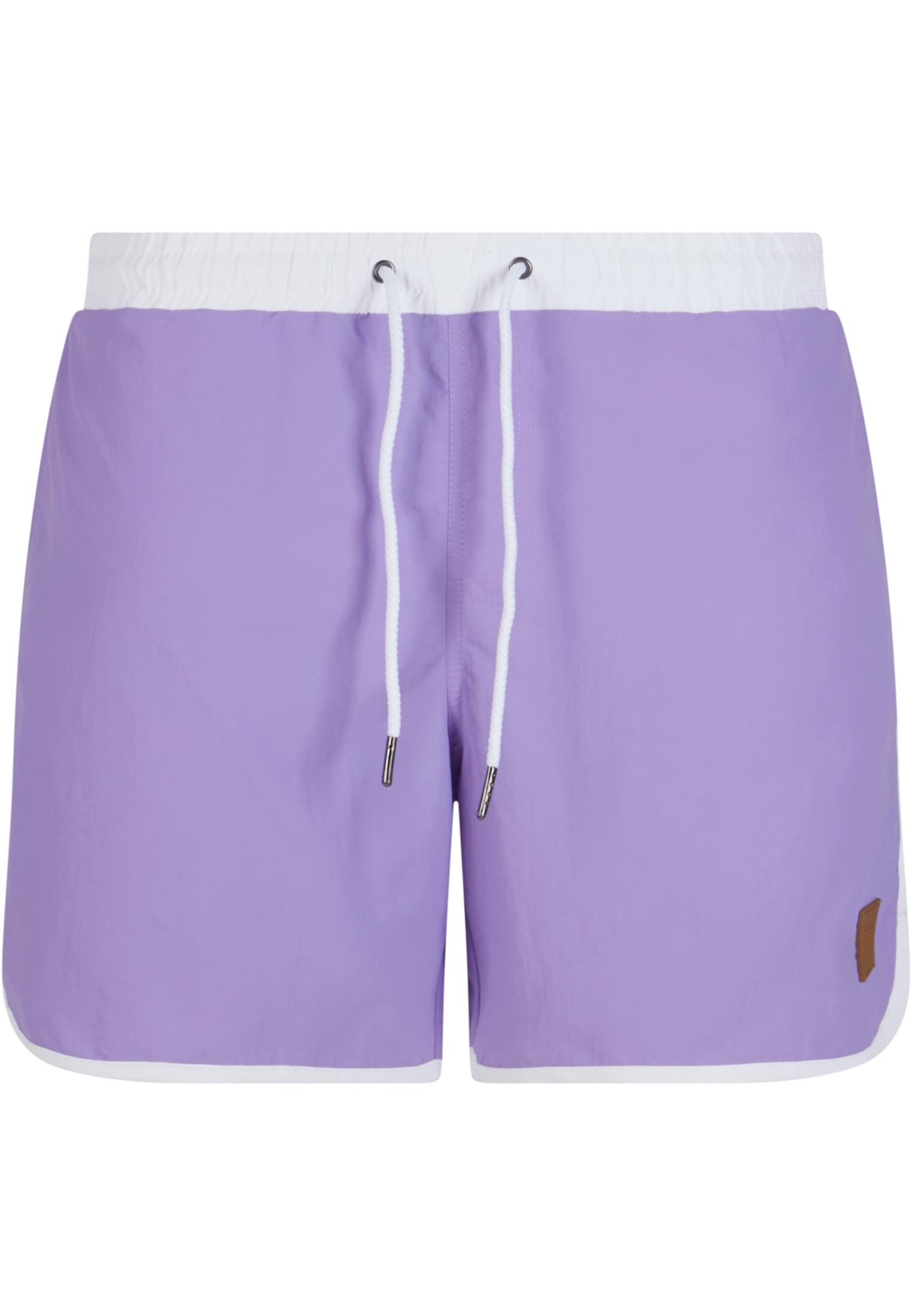 Retro Swimshorts | lavender/white