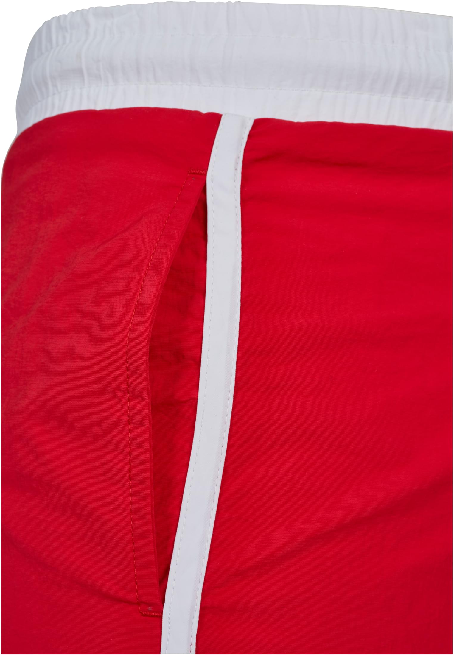 Retro Swimshorts | firered/white