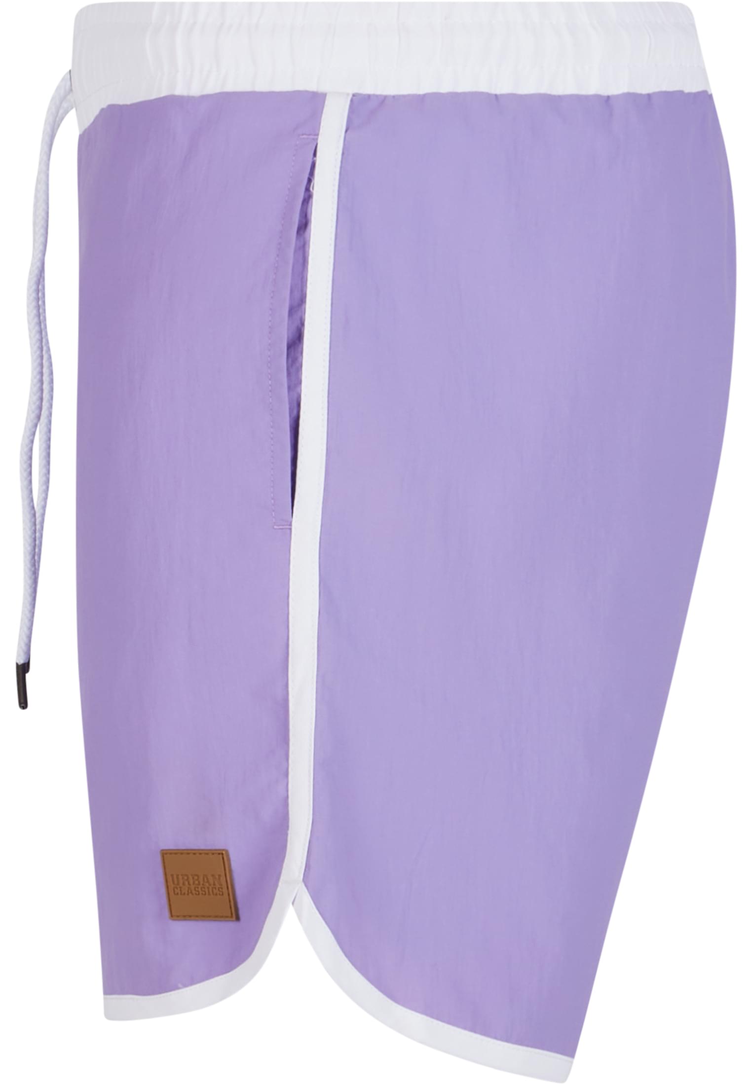 Retro Swimshorts | lavender/white