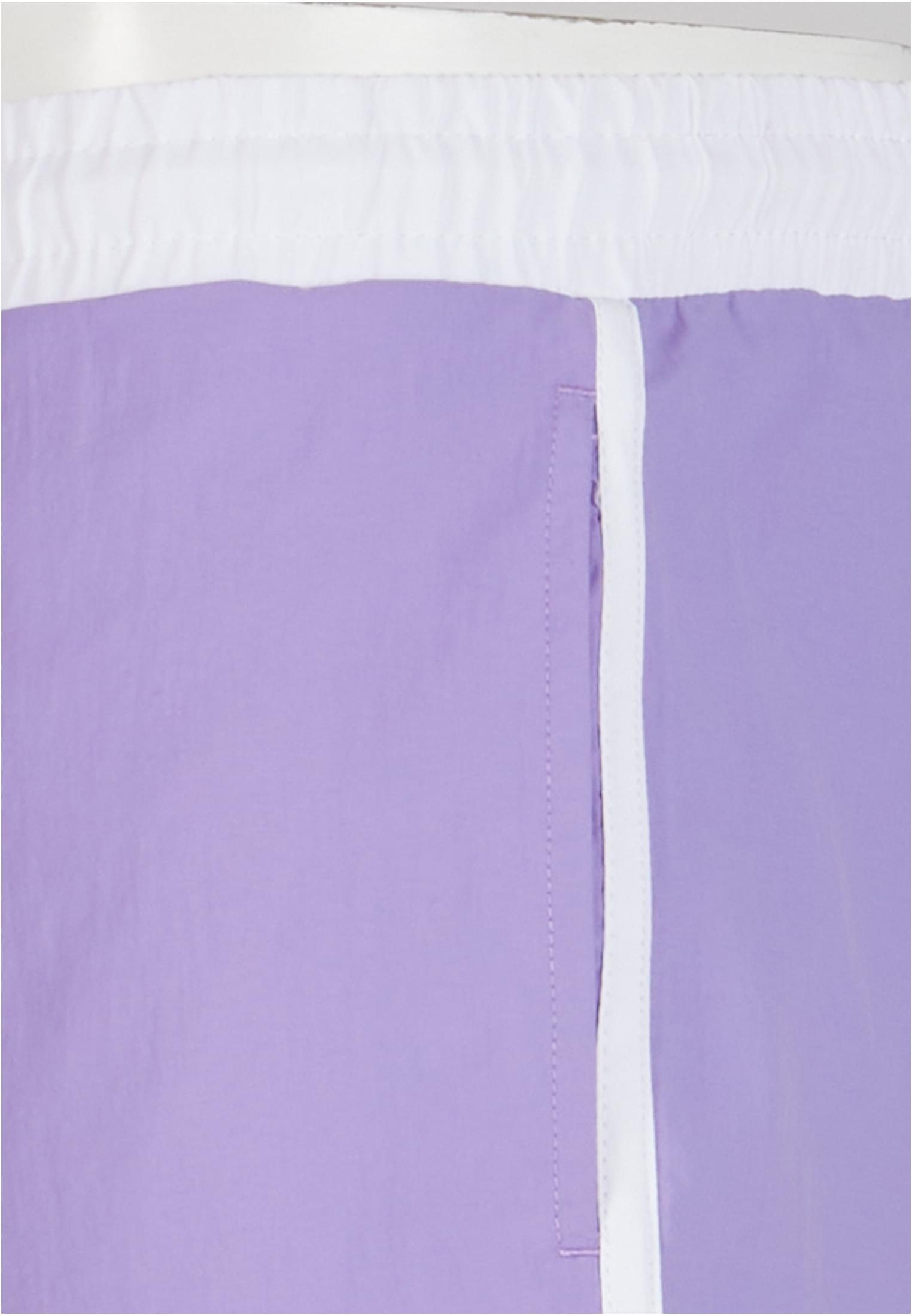 Retro Swimshorts | lavender/white