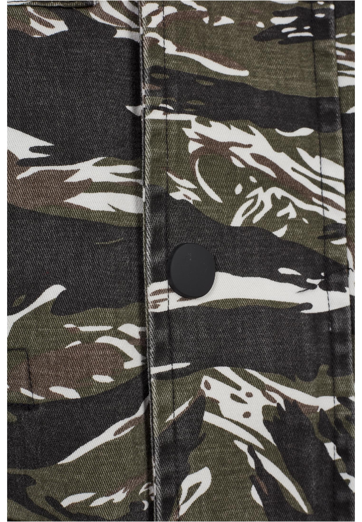 Tiger Camo Cotton Jacket | olive/blk/wht