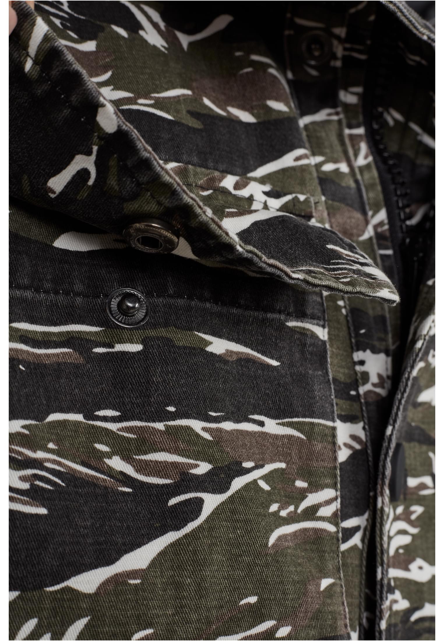 Tiger Camo Cotton Jacket | olive/blk/wht