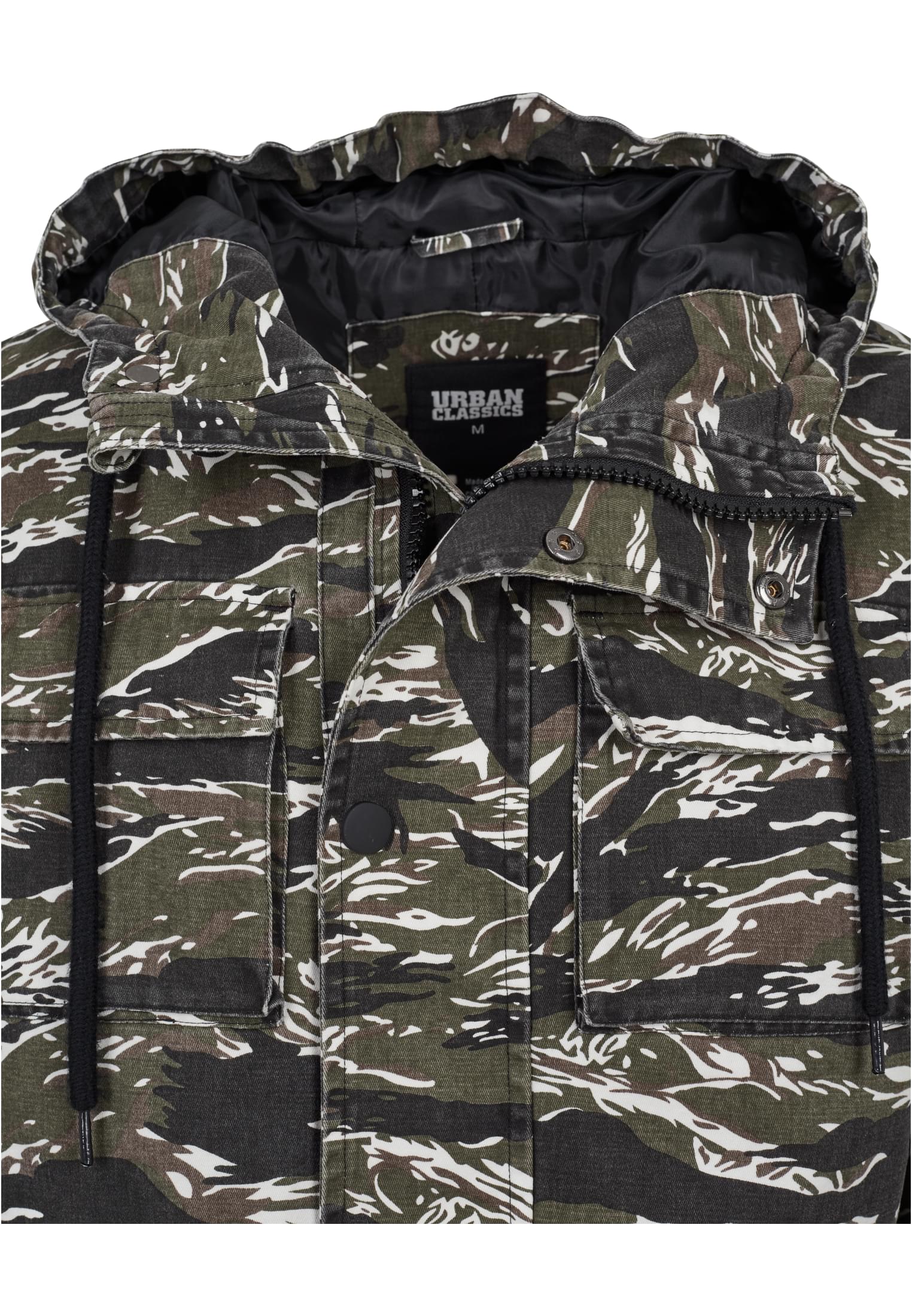 Tiger Camo Cotton Jacket | olive/blk/wht