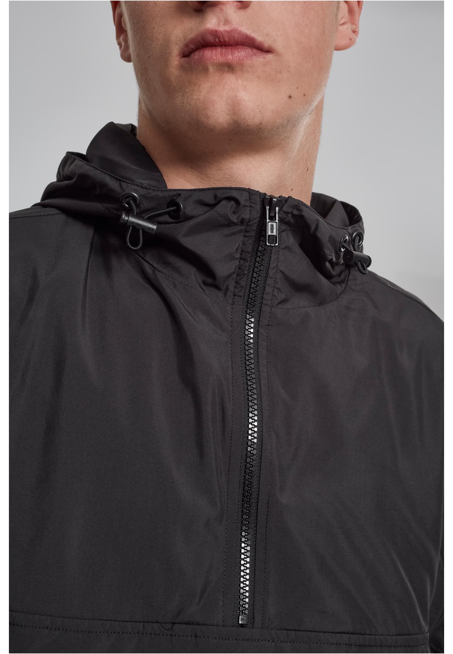Basic Pull Over Jacket | black