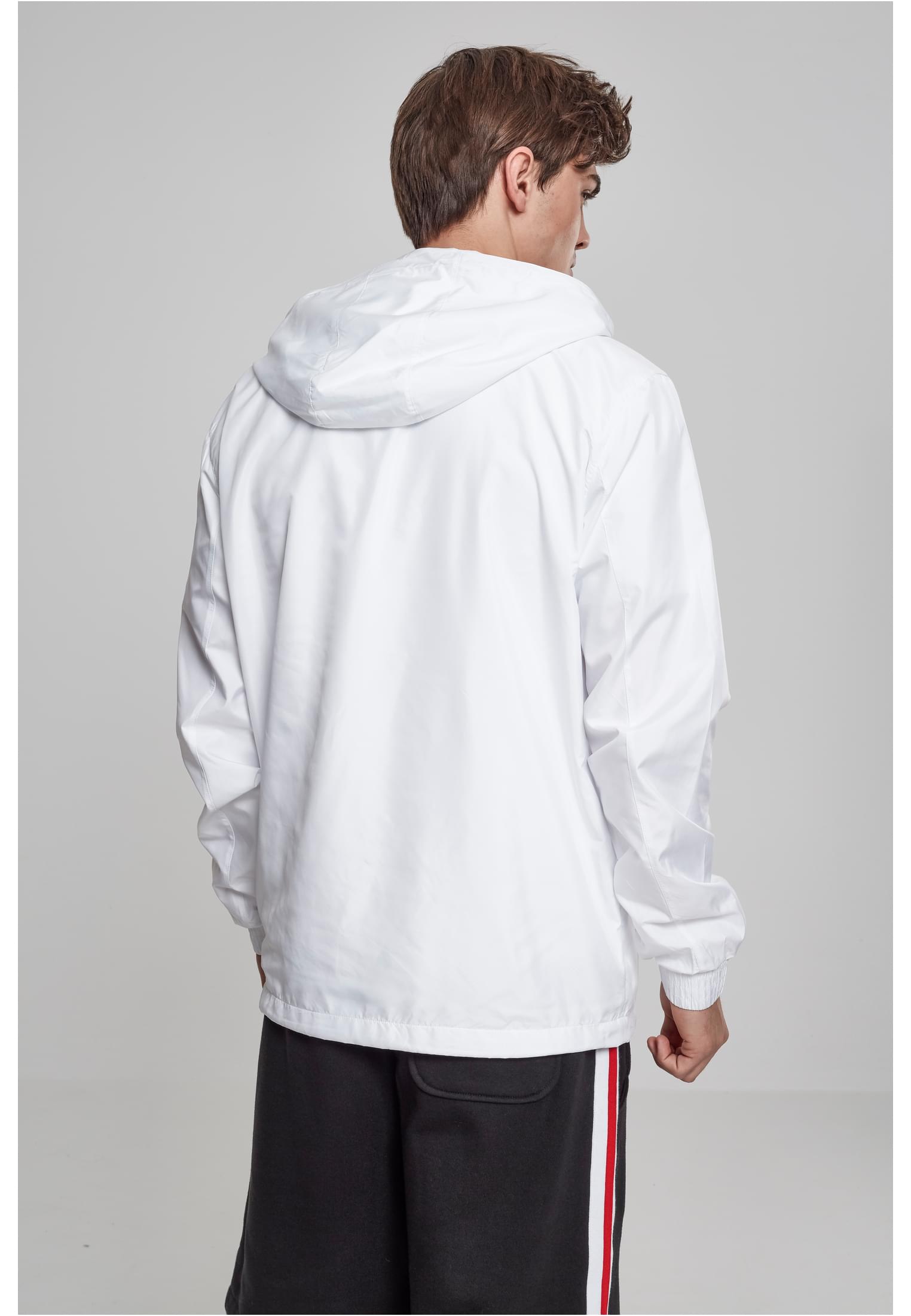 Basic Pull Over Jacket | white