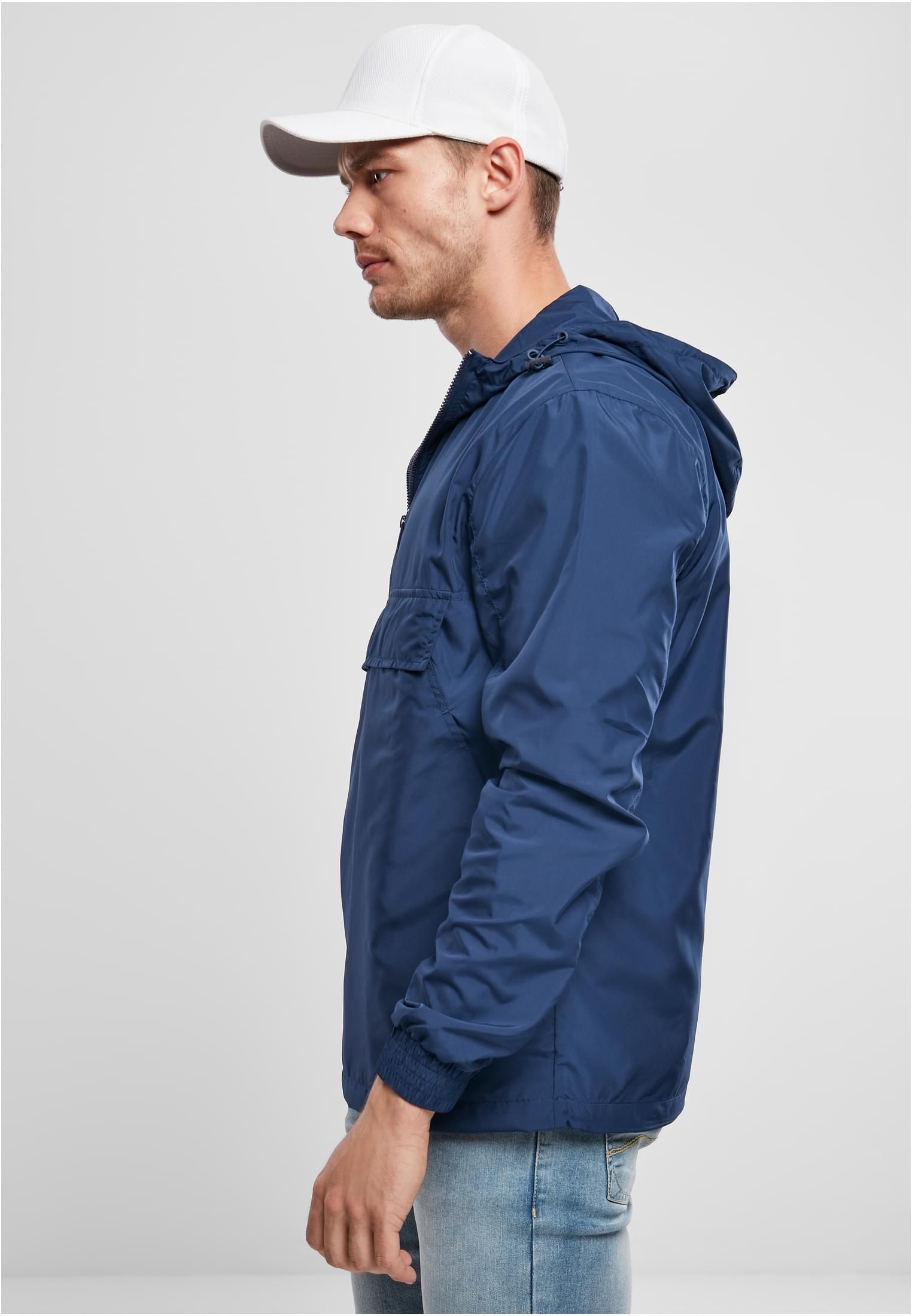 Basic Pull Over Jacket | darkblue