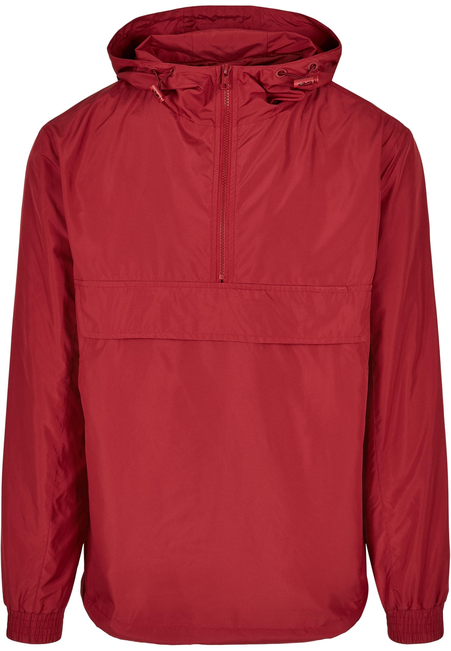 Basic Pull Over Jacket | brickred