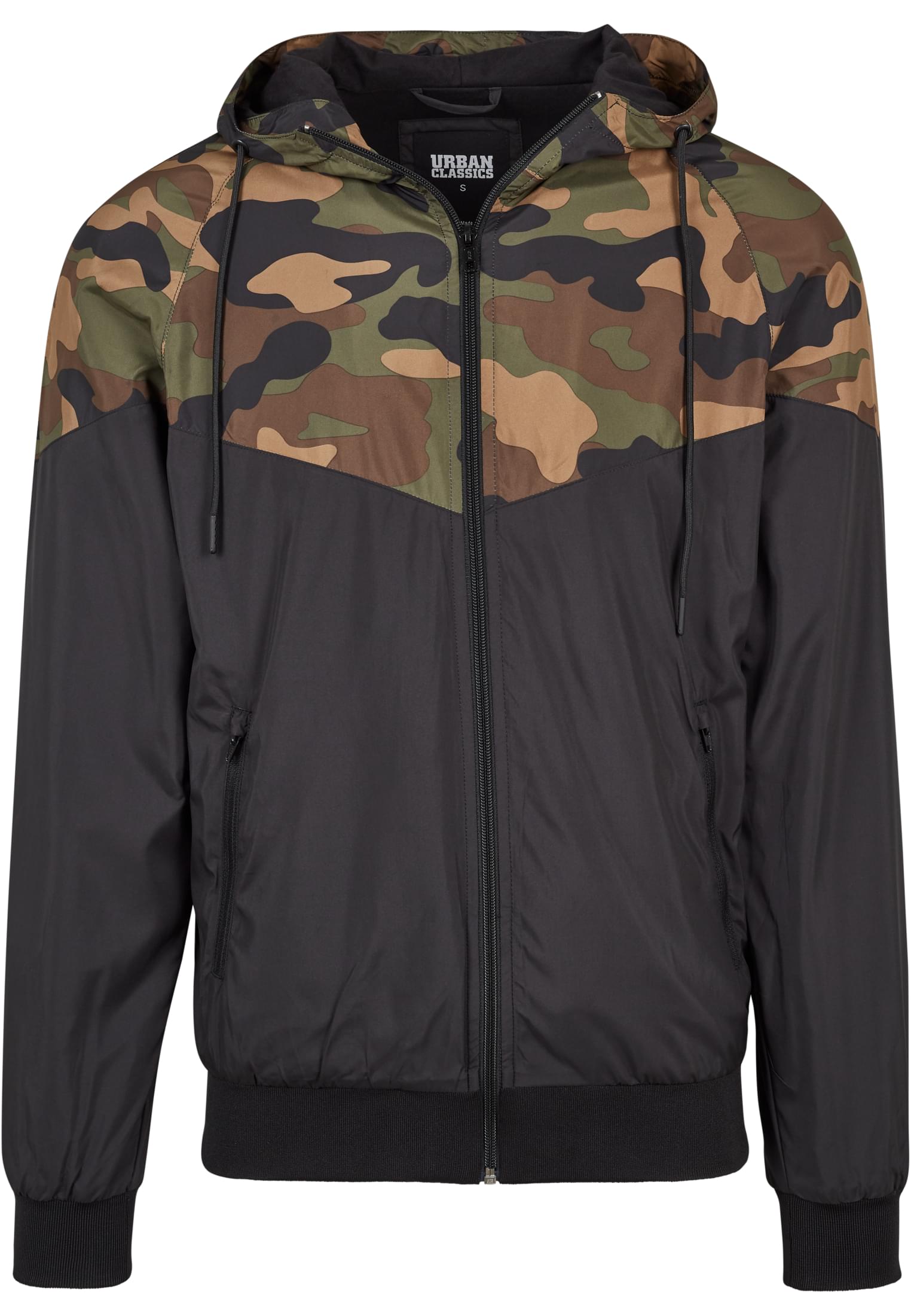 Pattern Arrow Windrunner | blk/woodcamo