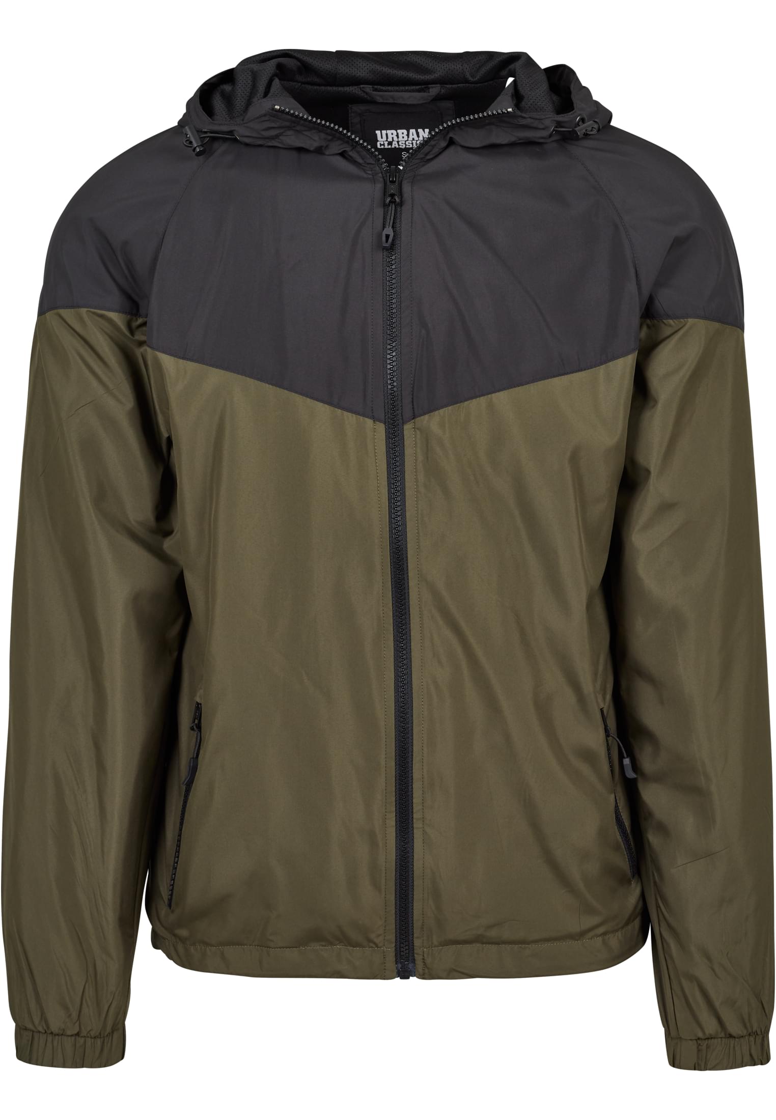 2-Tone Tech Windrunner | blk/darkolive