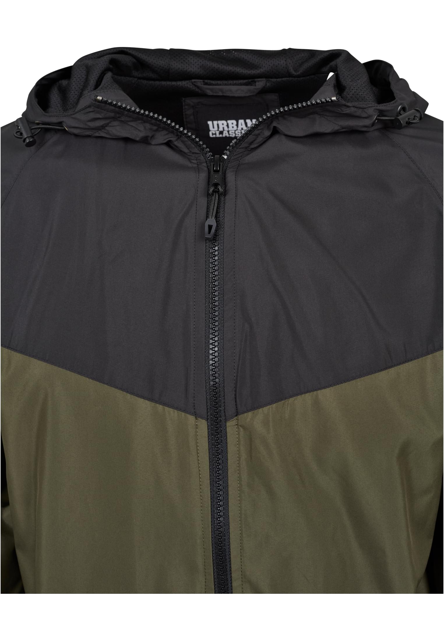 2-Tone Tech Windrunner | blk/darkolive