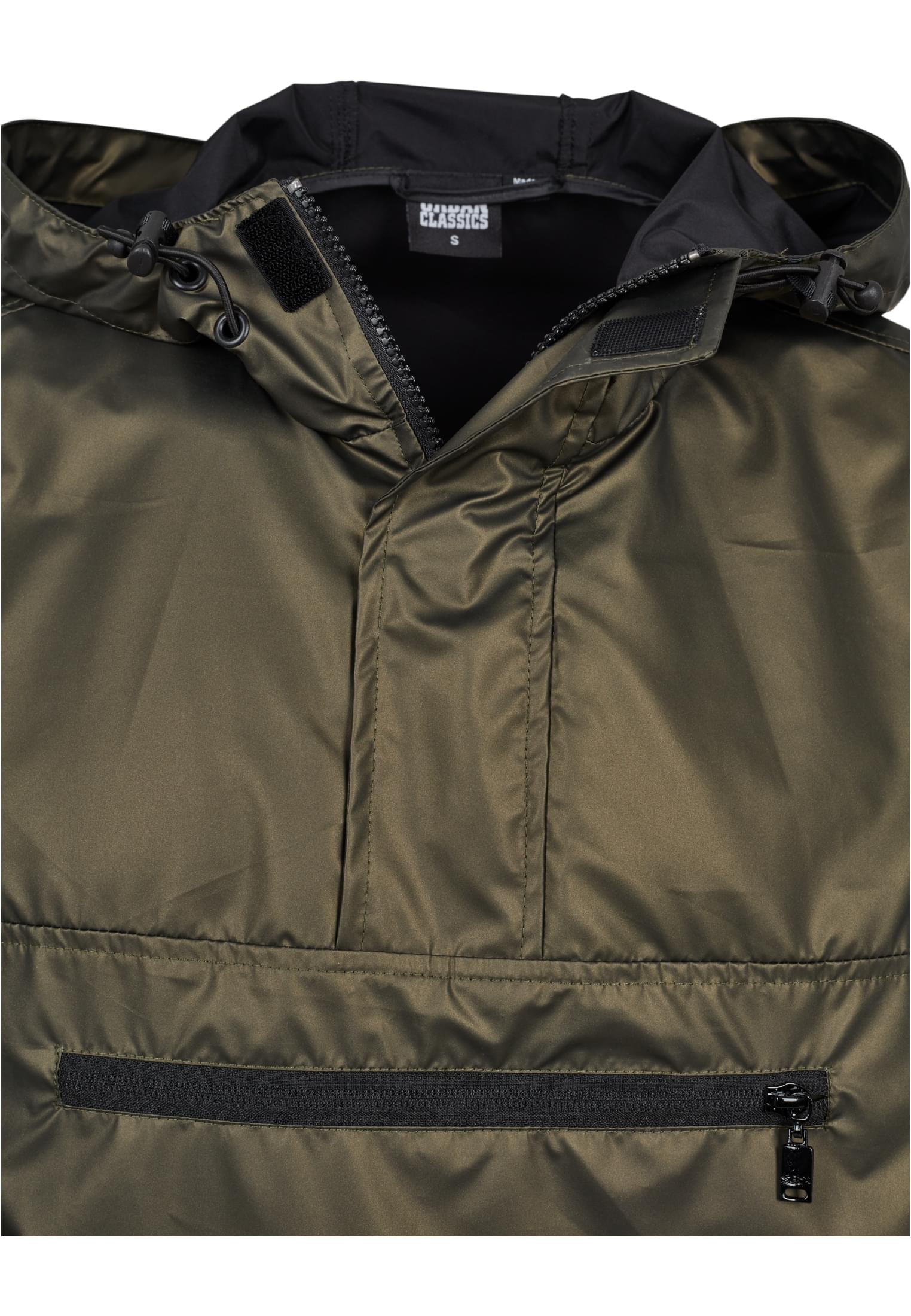 Light Pull Over Jacket | olive