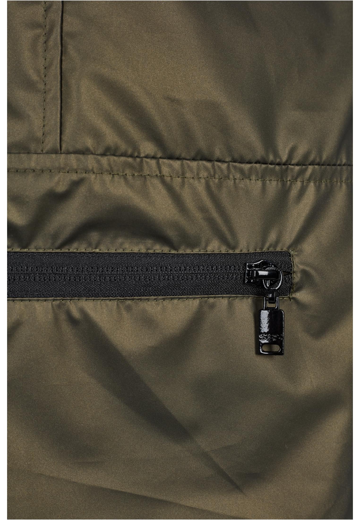 Light Pull Over Jacket | olive