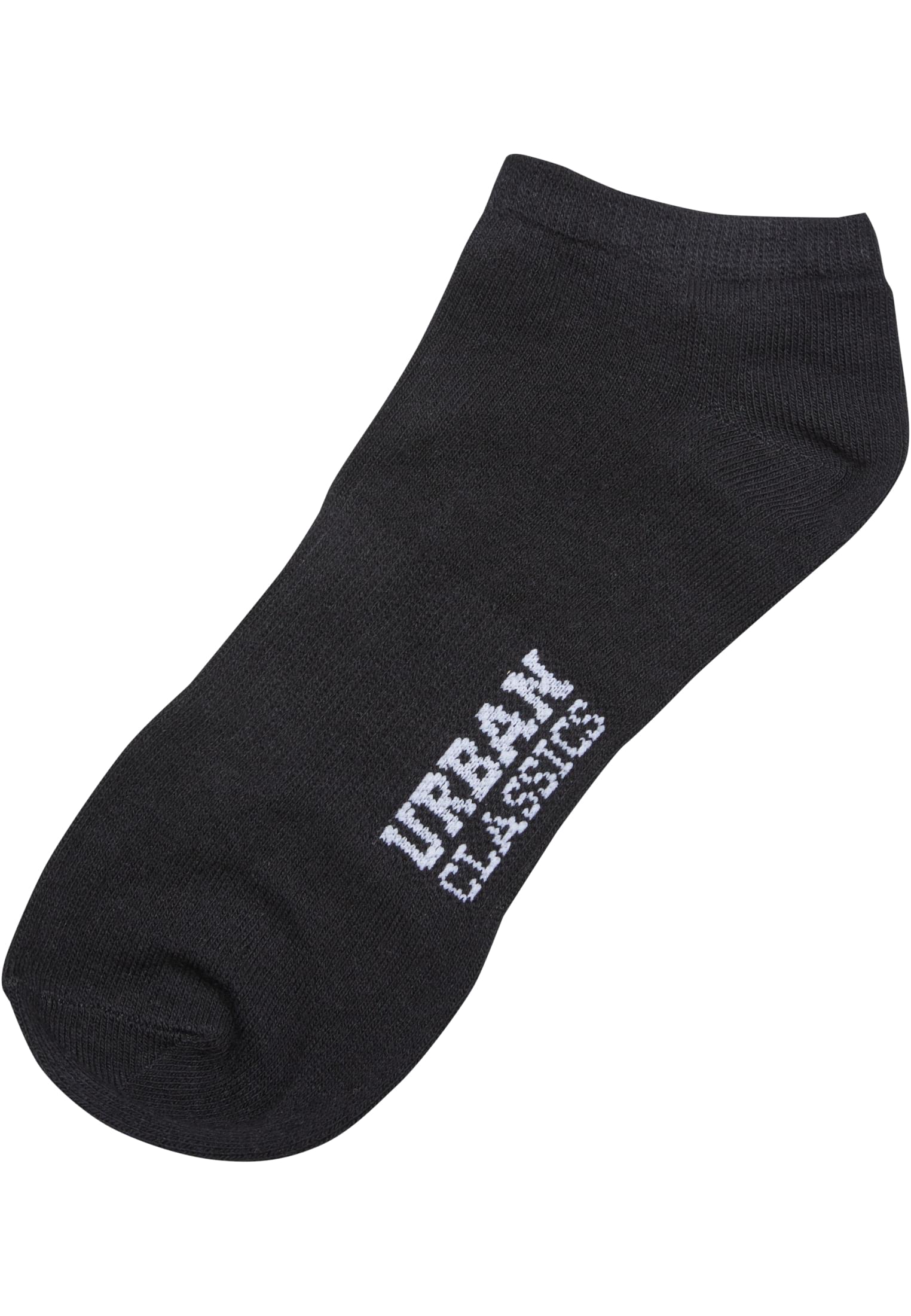 Logo No Show Socks 5-Pack | black