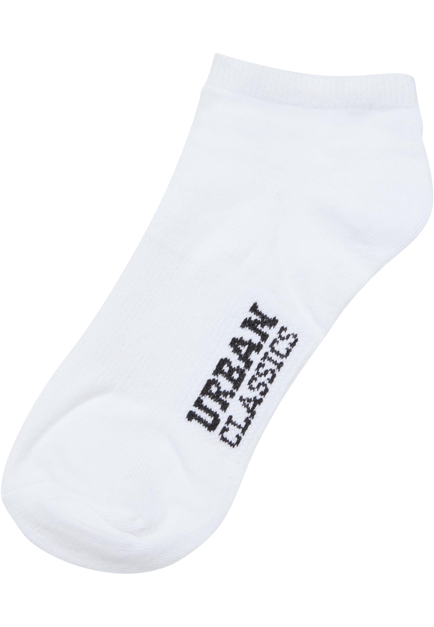 Logo No Show Socks 5-Pack | white