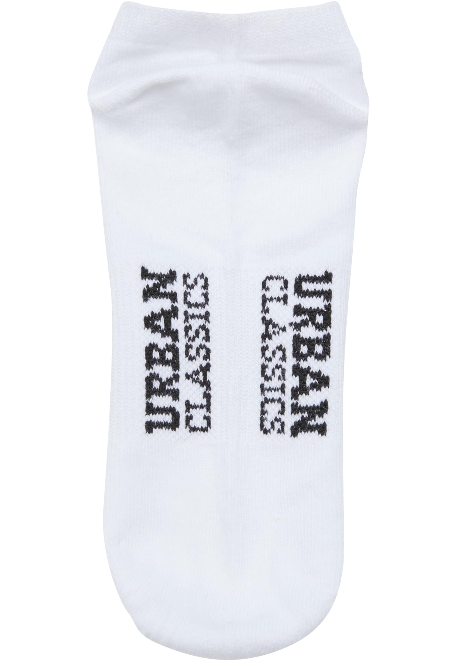 Logo No Show Socks 5-Pack | white