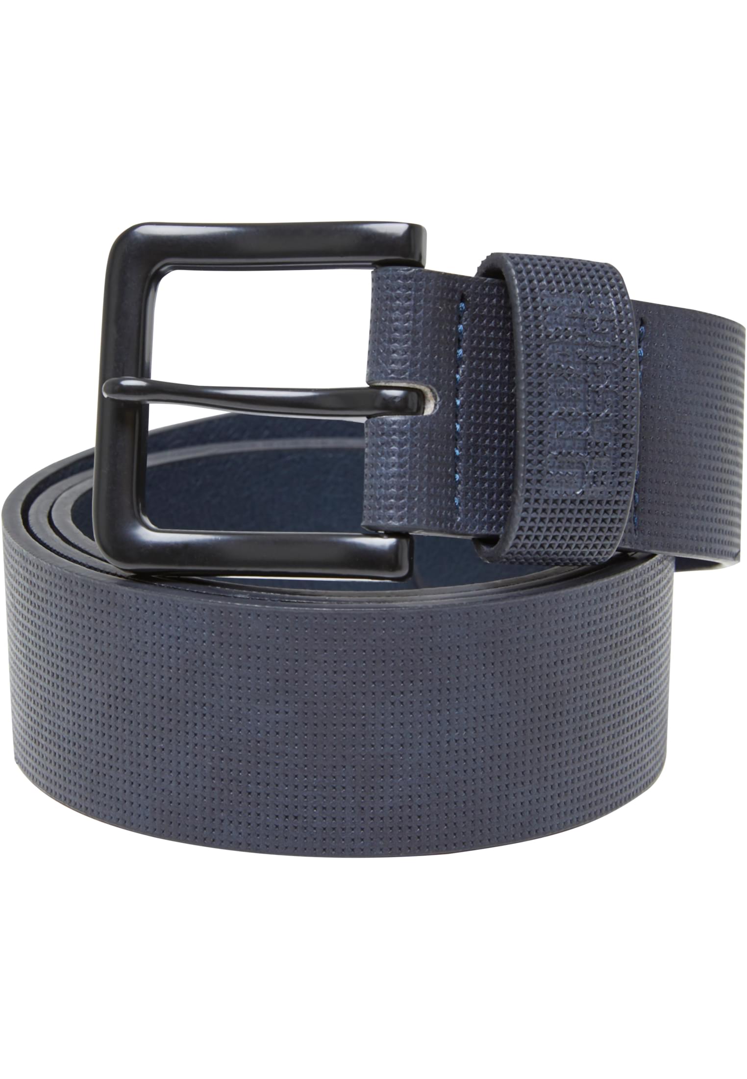 Fake Leather Belt | navy