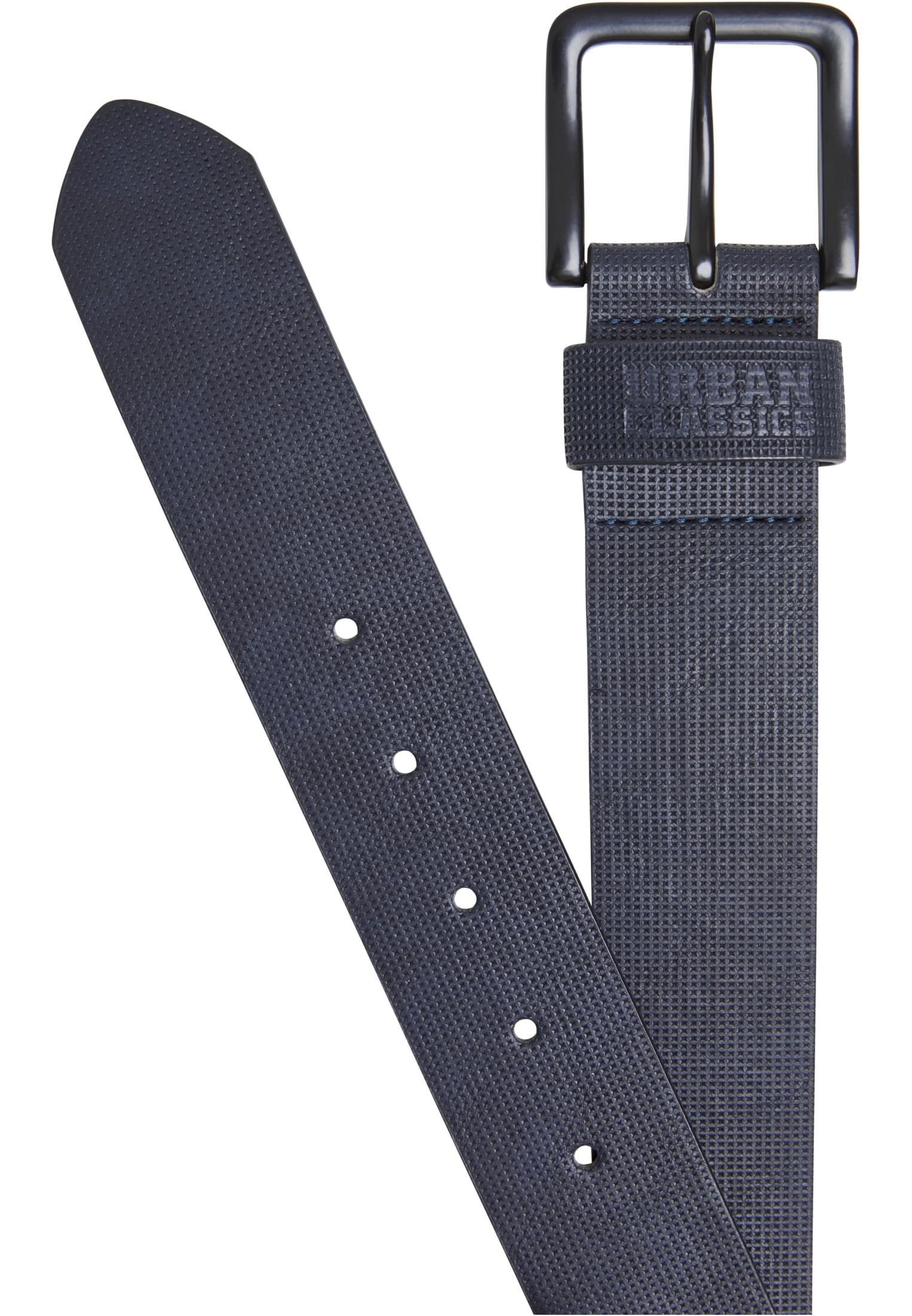 Fake Leather Belt | navy