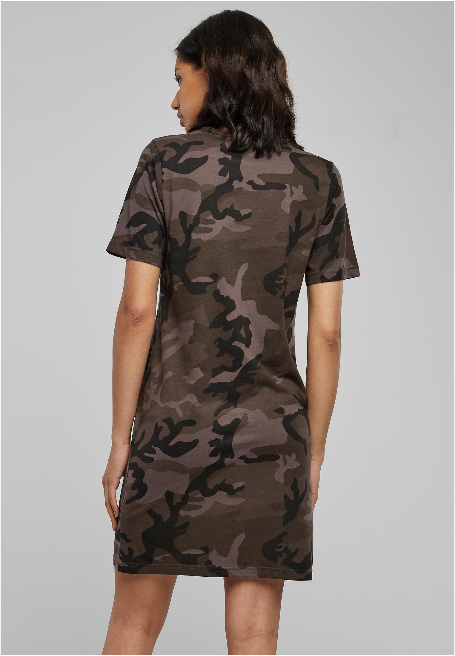 Ladies Camo Tee Dress | dark camo