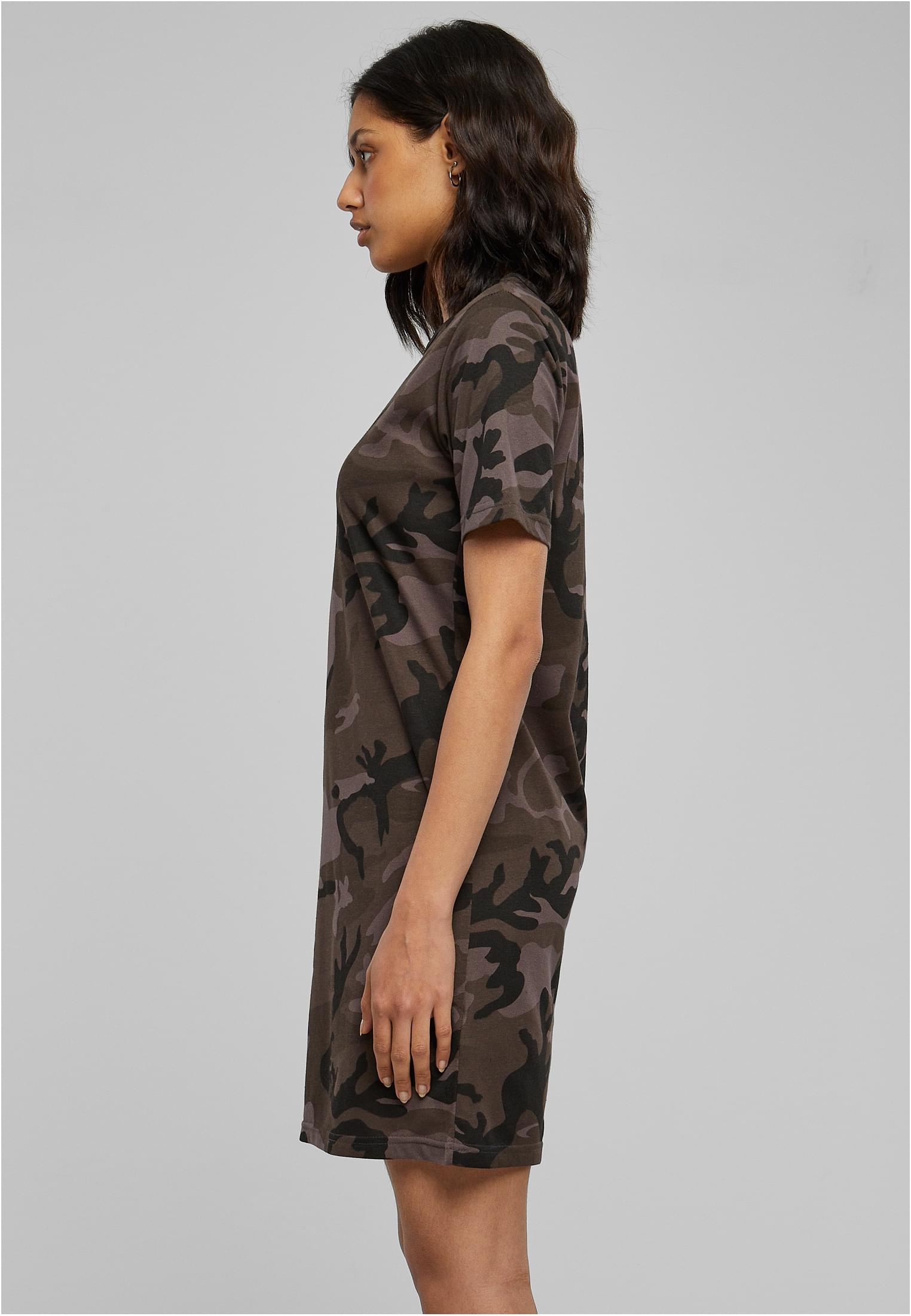 Ladies Camo Tee Dress | dark camo