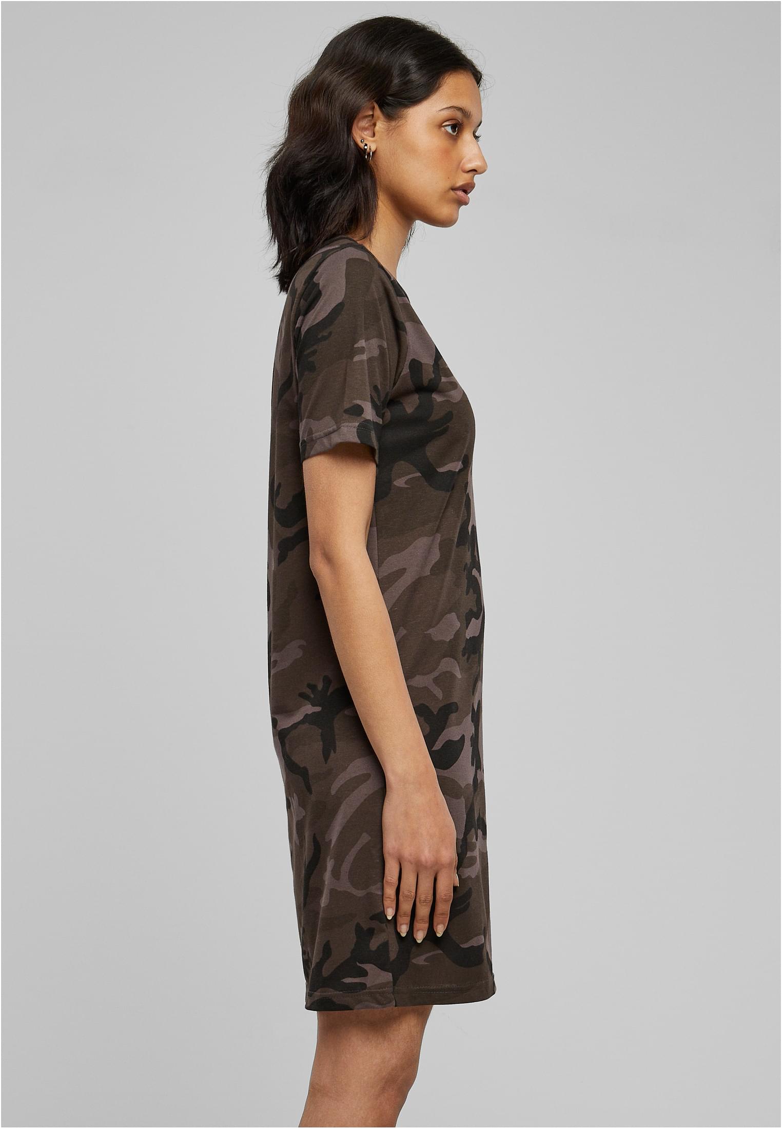 Ladies Camo Tee Dress | dark camo