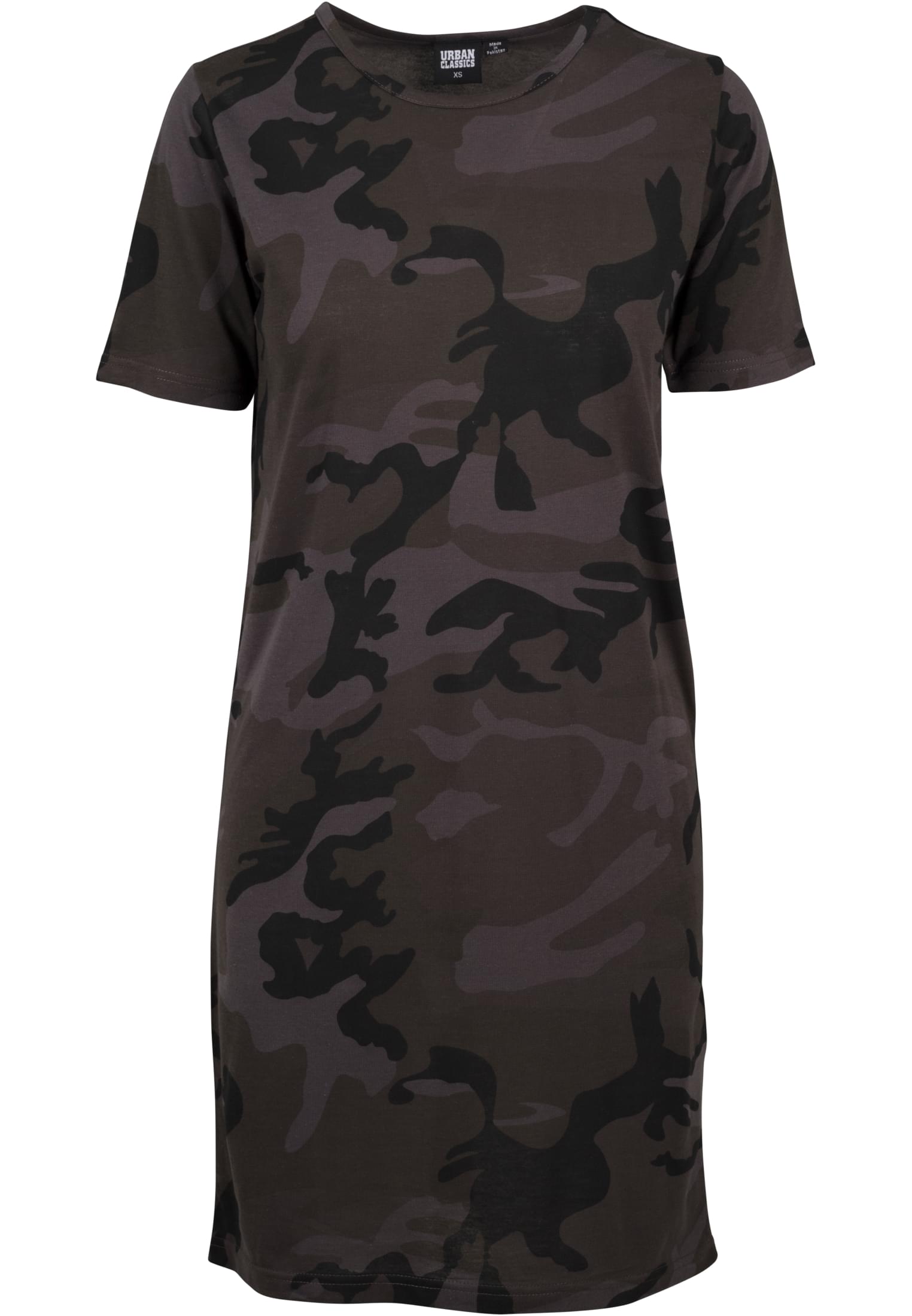 Ladies Camo Tee Dress | dark camo