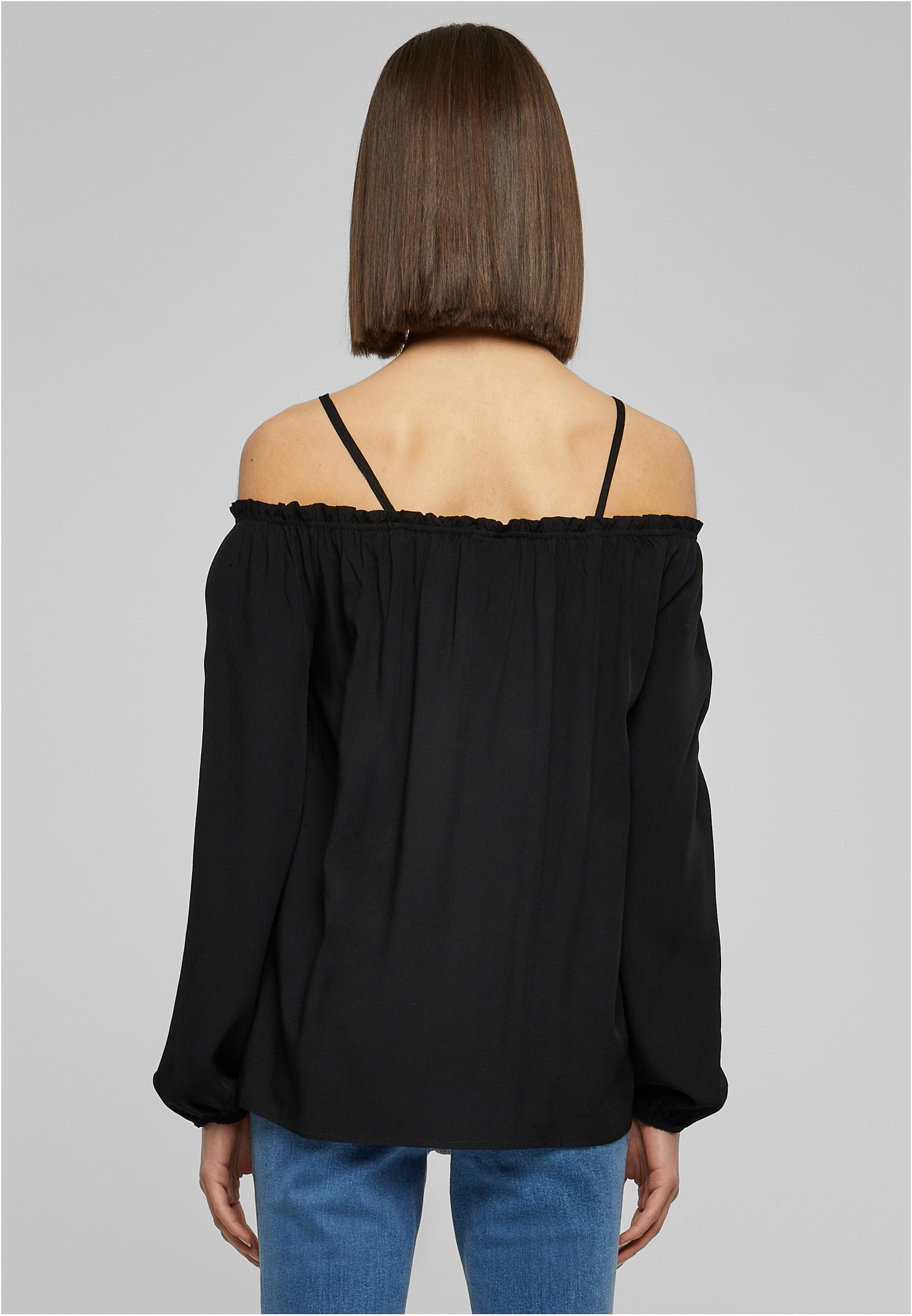 Ladies Cold Shoulder Longsleeve | black