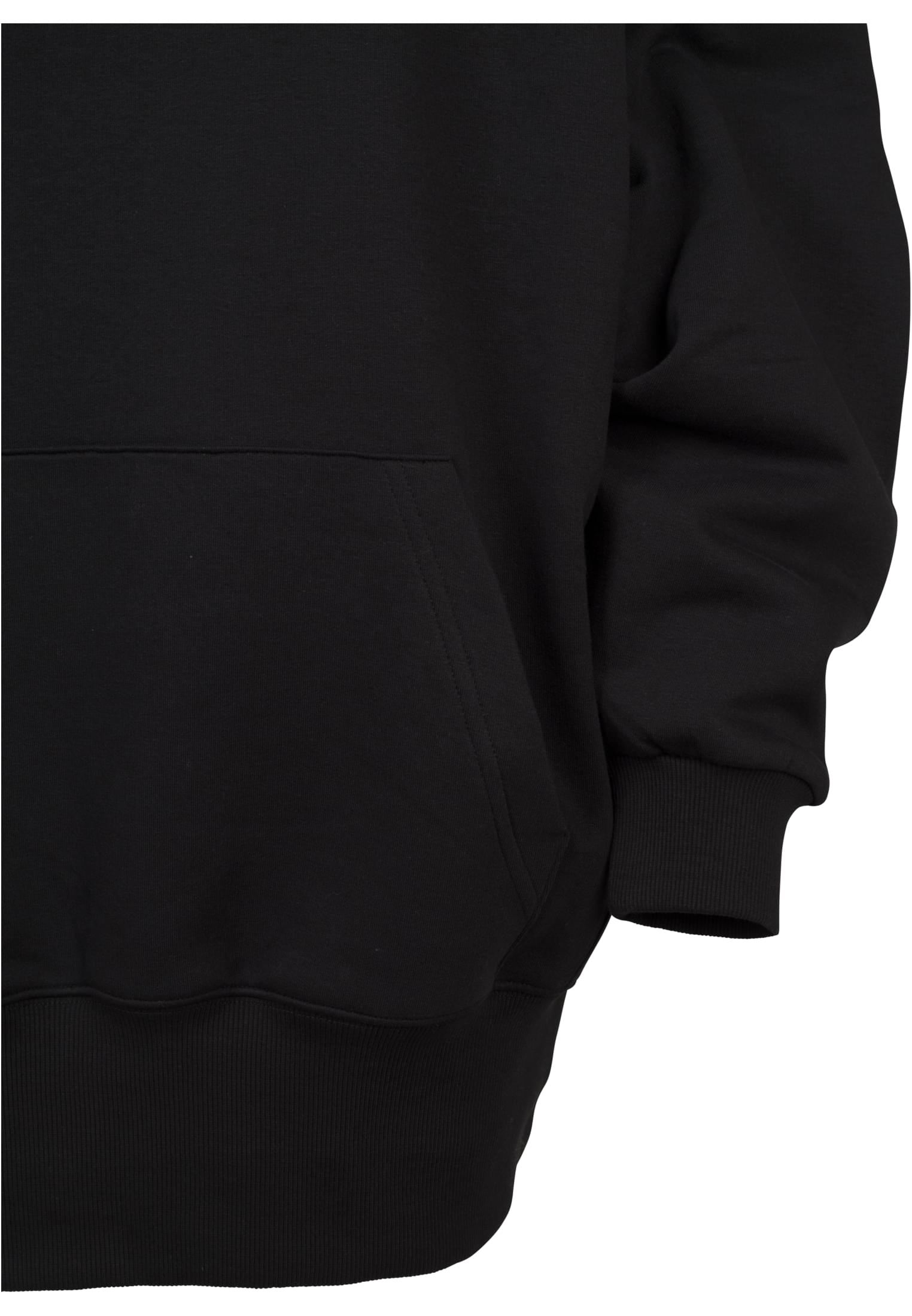 Ladies Long Oversize Hoody | black