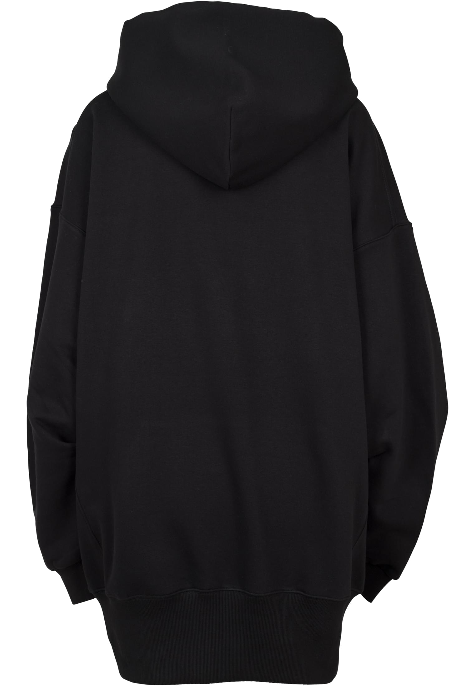 Ladies Long Oversize Hoody | black