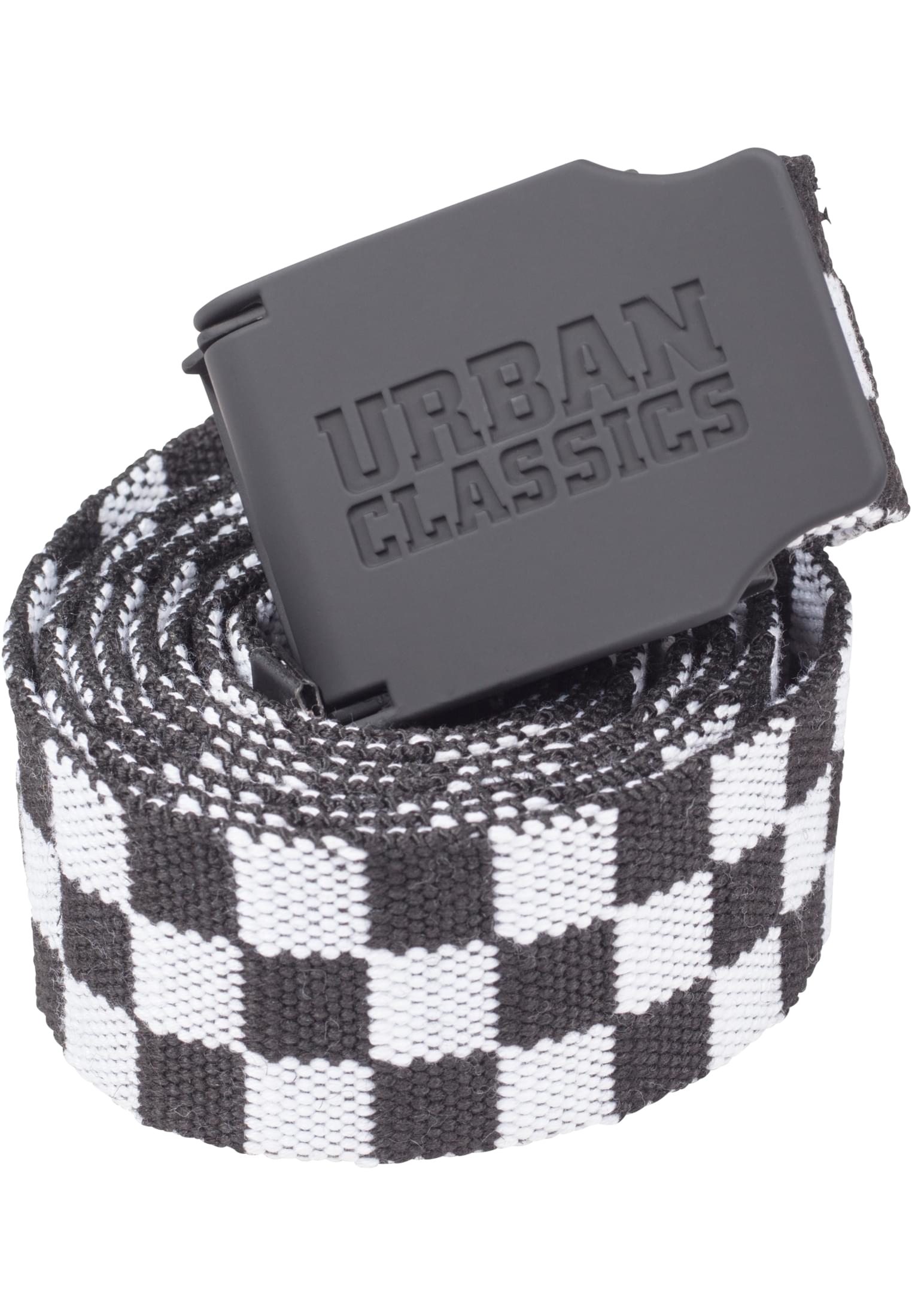 UC Canvas Belt Checkerboard 150cm | black/white