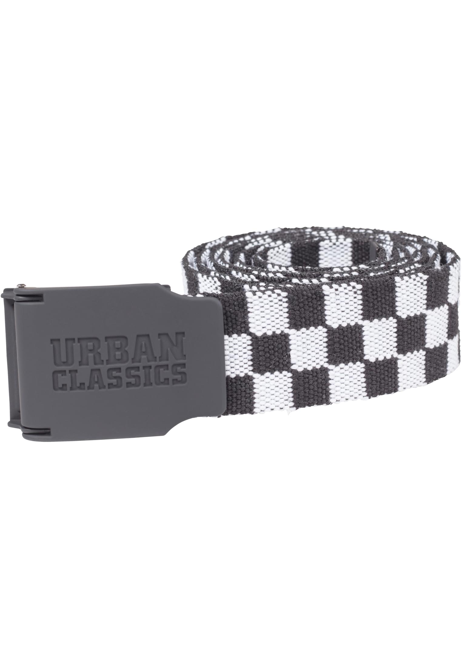 UC Canvas Belt Checkerboard 150cm | black/white