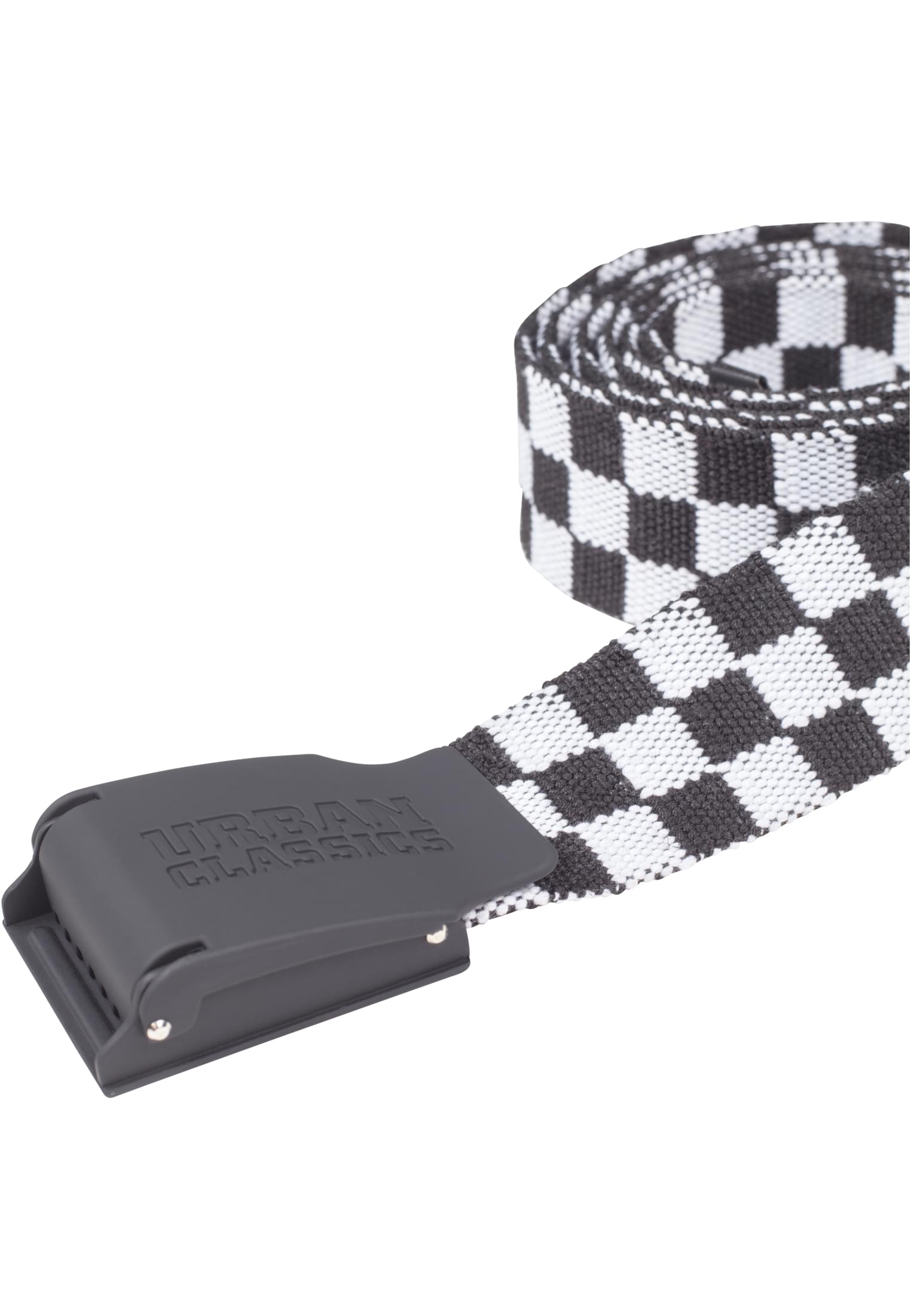 UC Canvas Belt Checkerboard 150cm | black/white