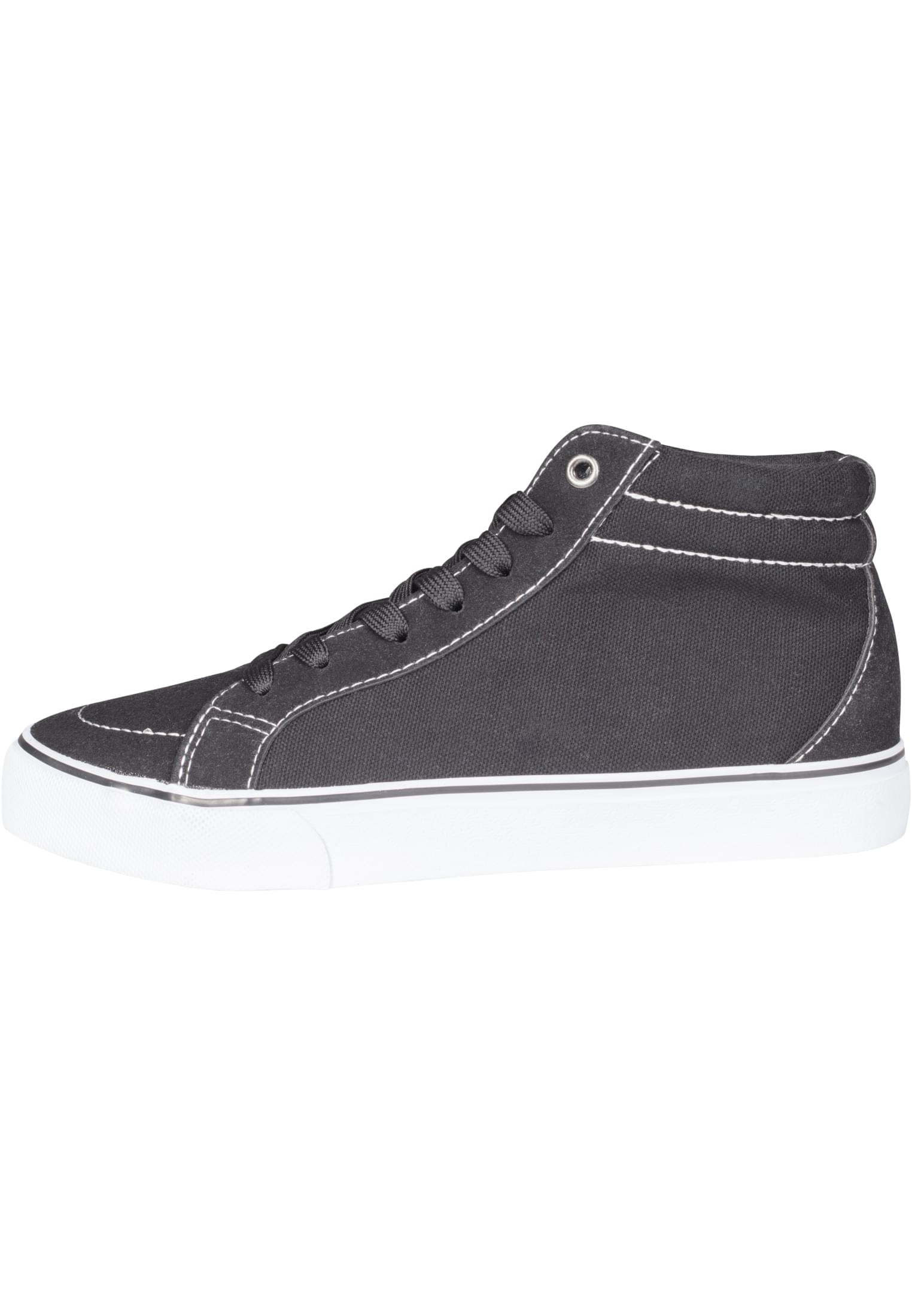 High Canvas Sneaker | blk/wht