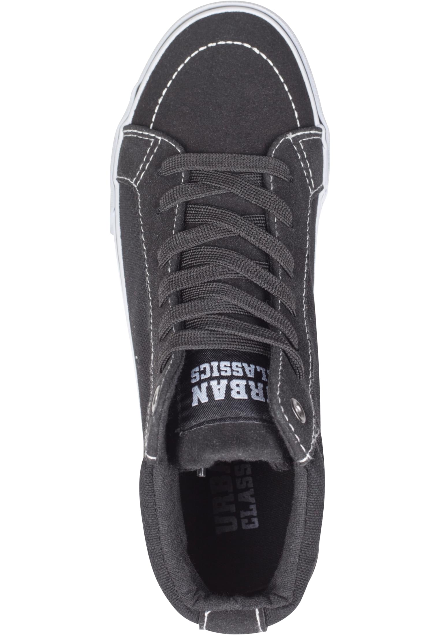 High Canvas Sneaker | blk/wht