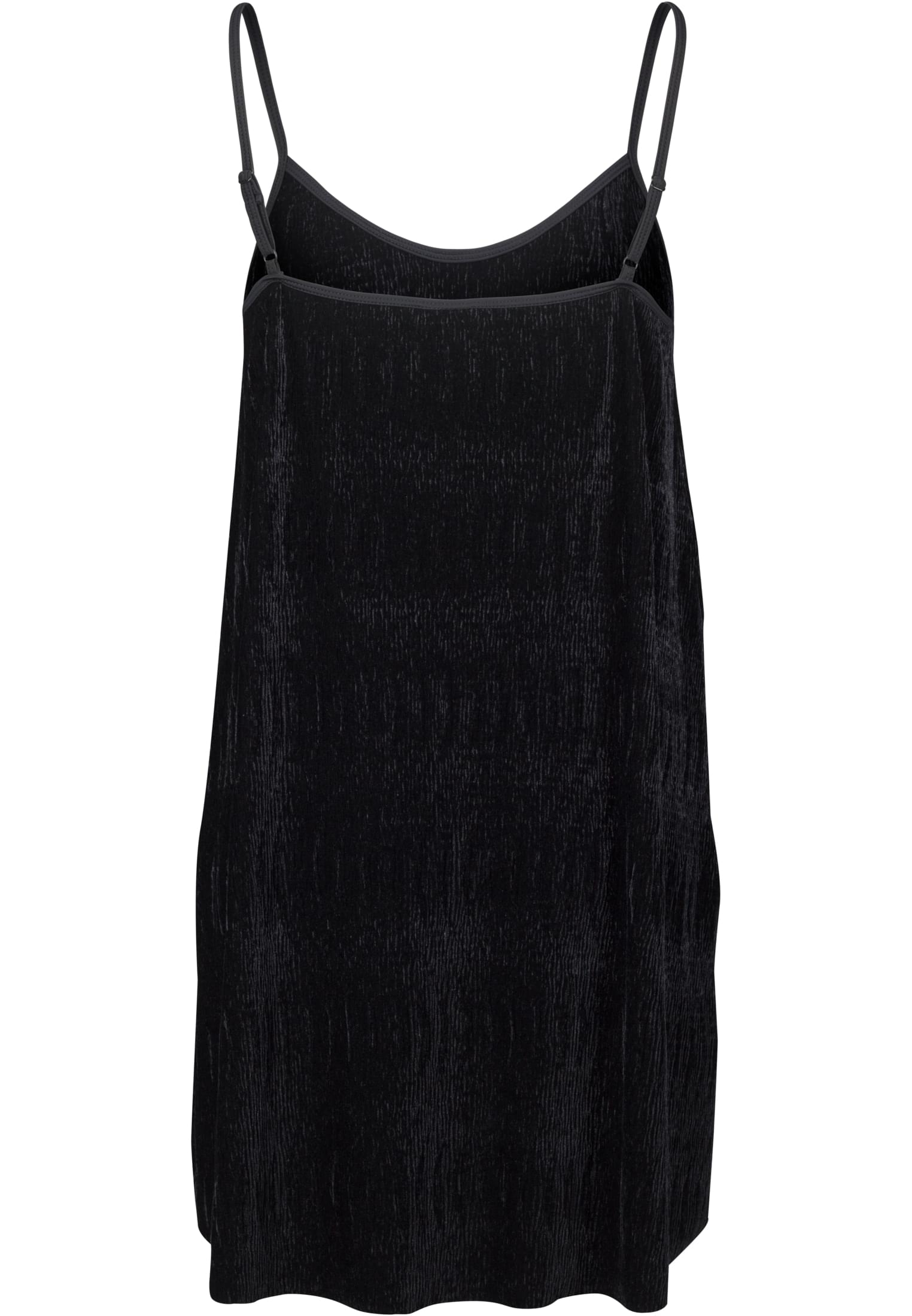 Ladies Velvet Slip Dress | black