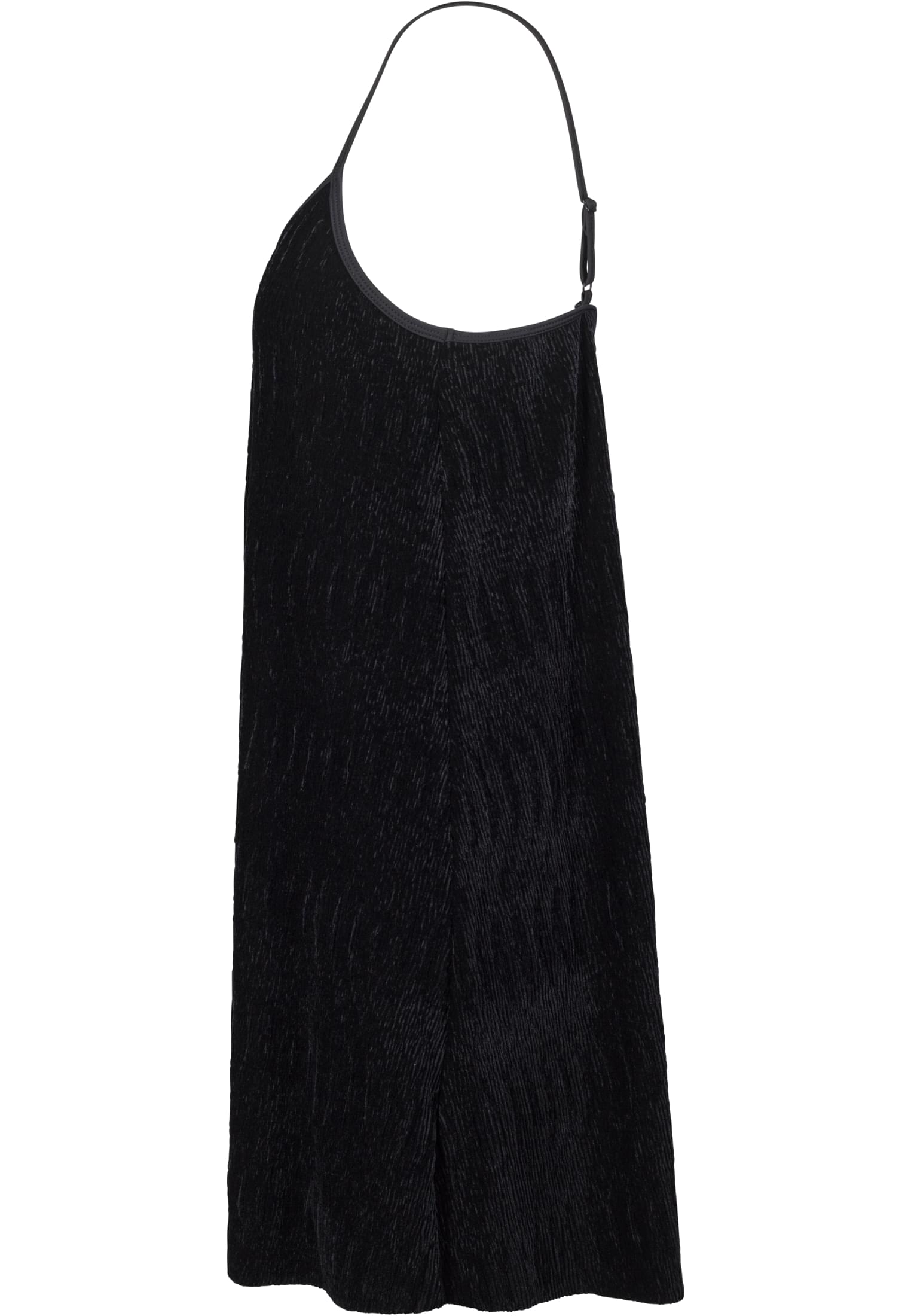 Ladies Velvet Slip Dress | black