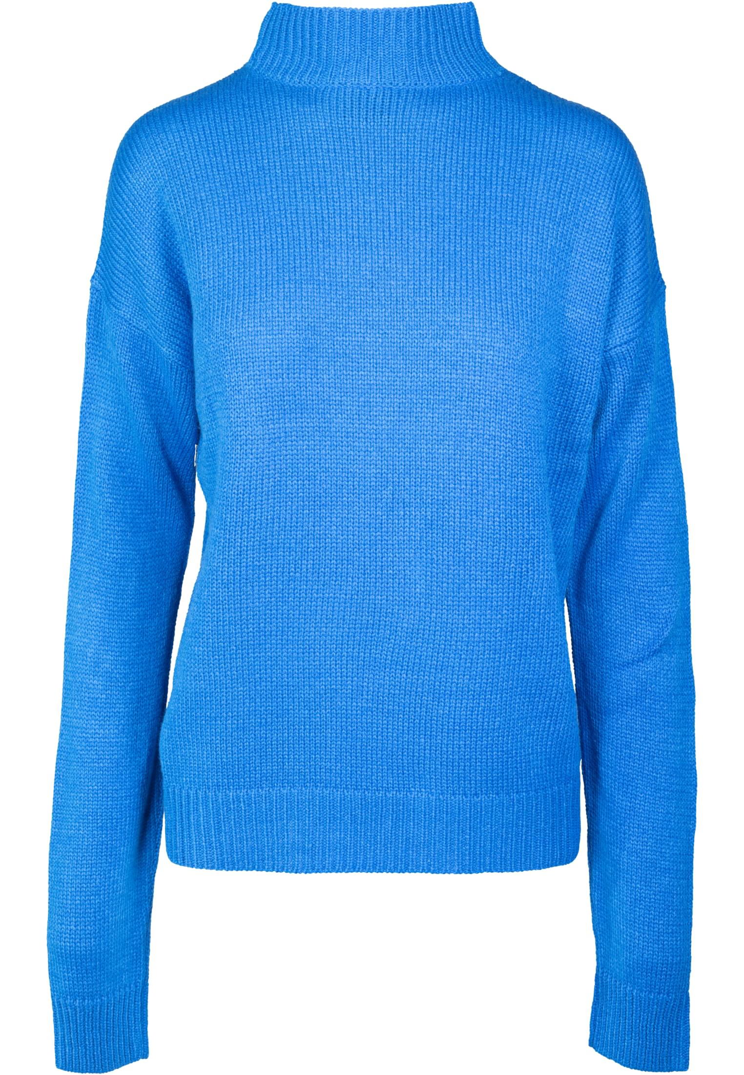 Ladies Oversize Turtleneck Sweater | brightblue