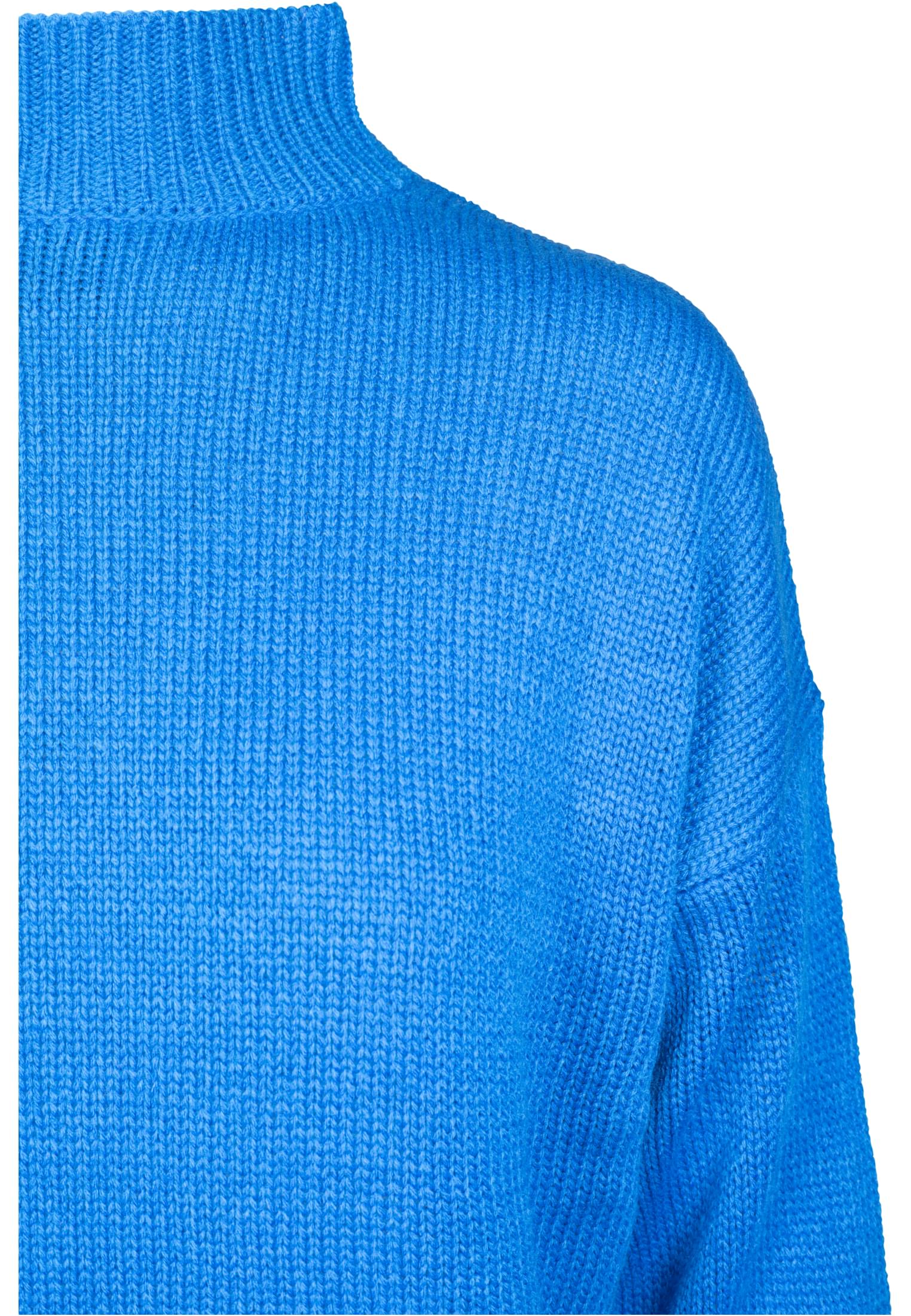 Ladies Oversize Turtleneck Sweater | brightblue