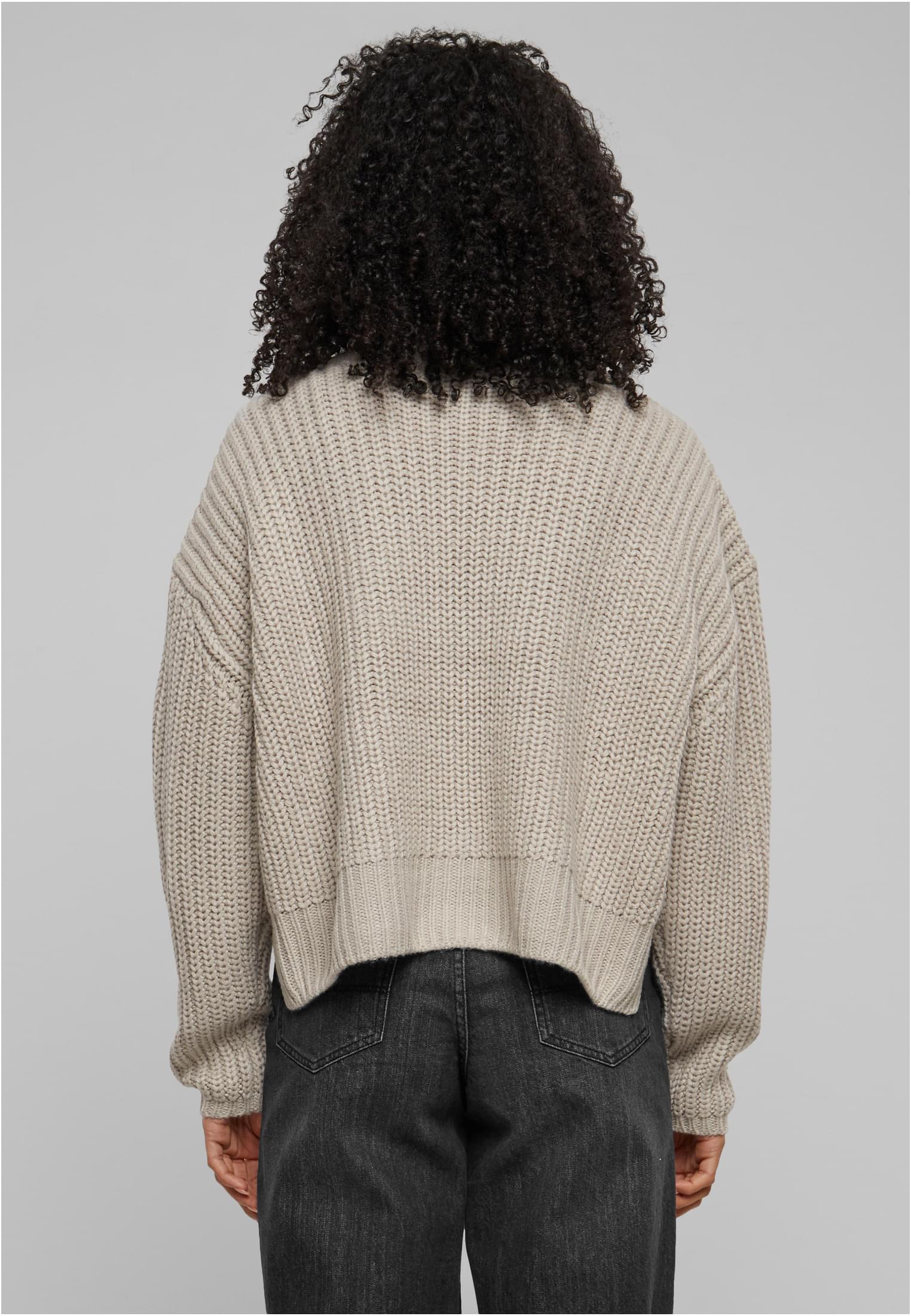 Ladies Wide Oversize Sweater | warmgrey