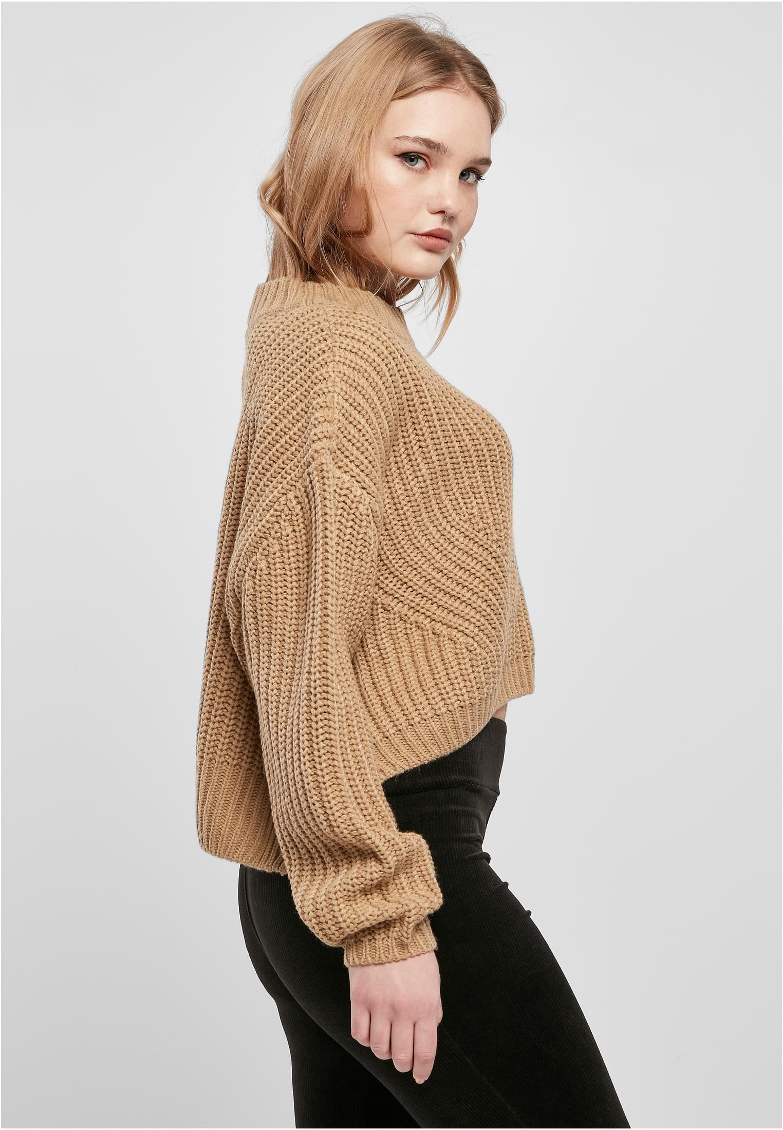 Ladies Wide Oversize Sweater | unionbeige