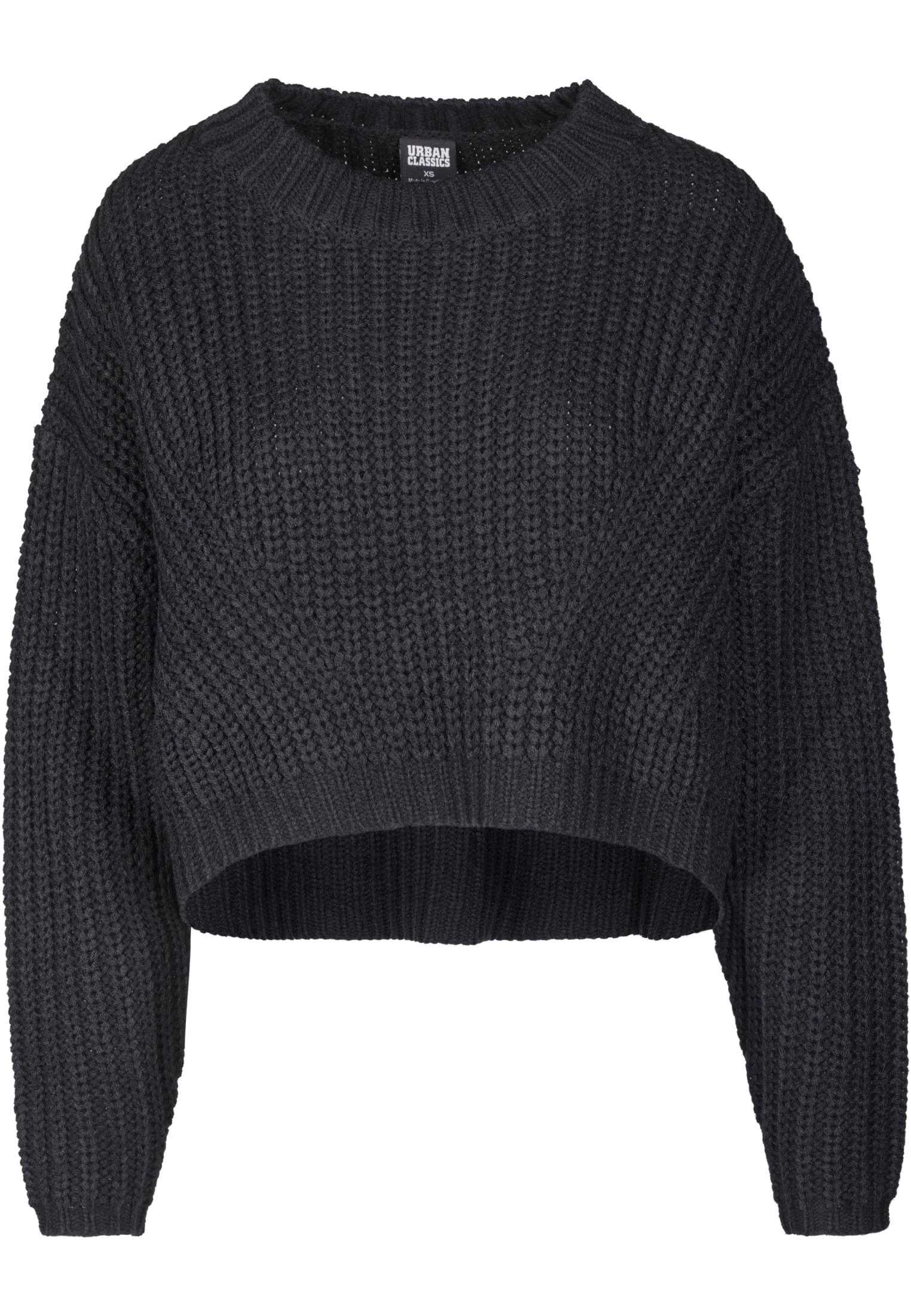 Ladies Wide Oversize Sweater | black