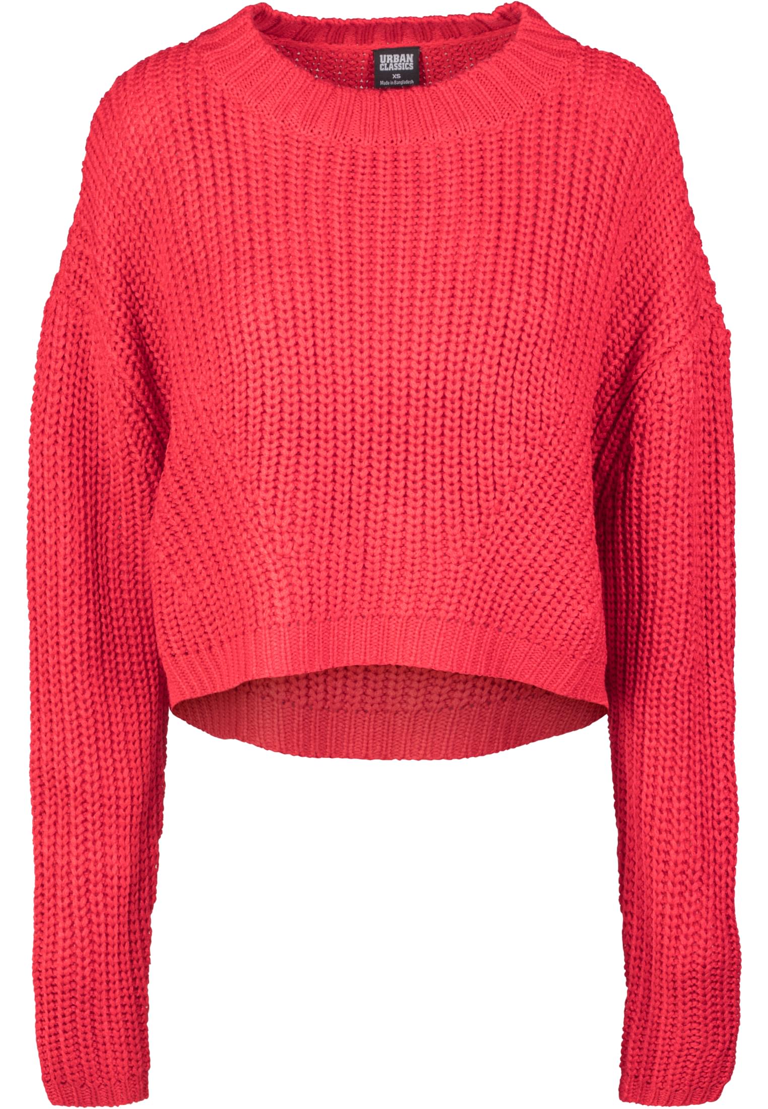 Ladies Wide Oversize Sweater | fire red