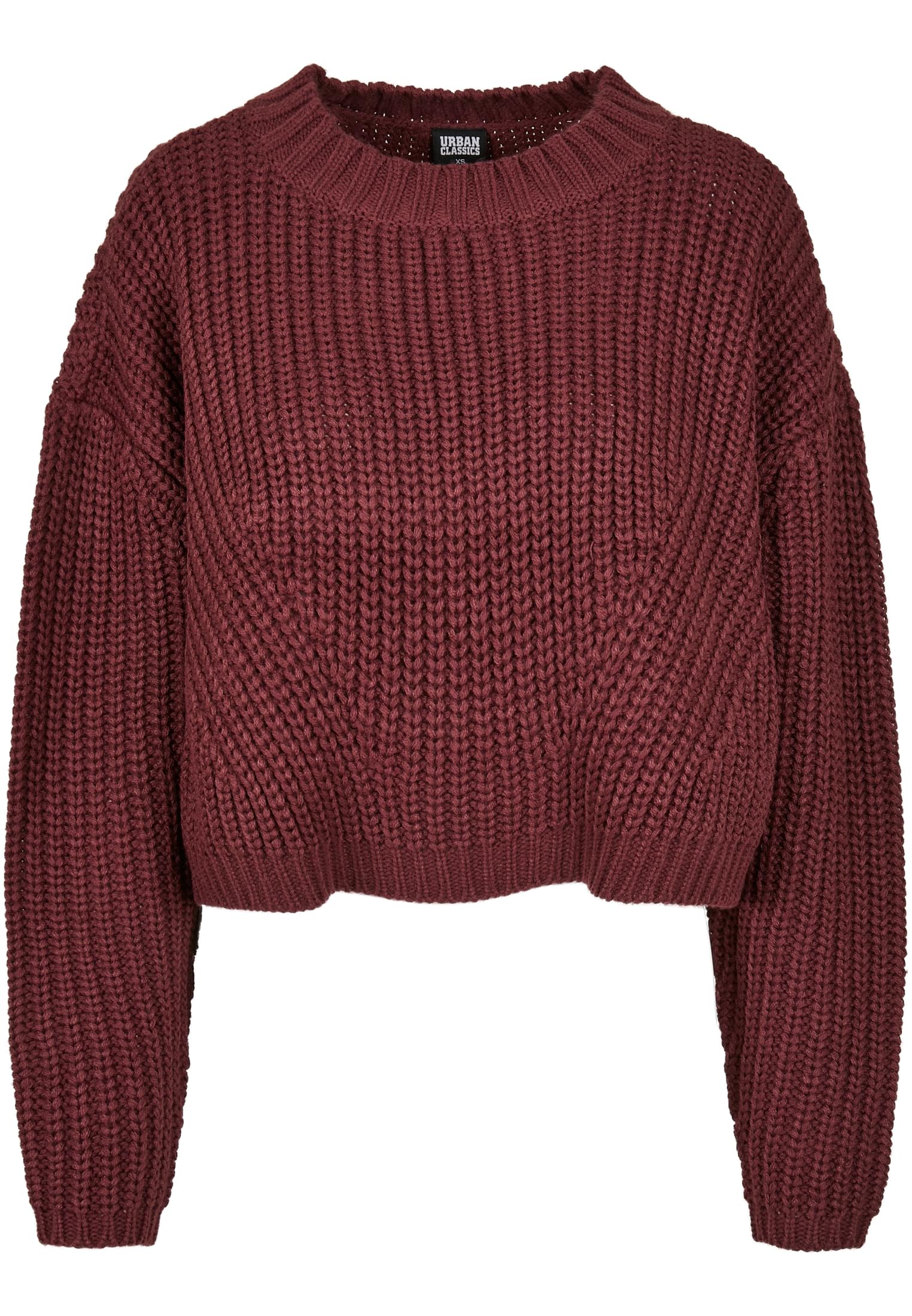 Ladies Wide Oversize Sweater | cherry