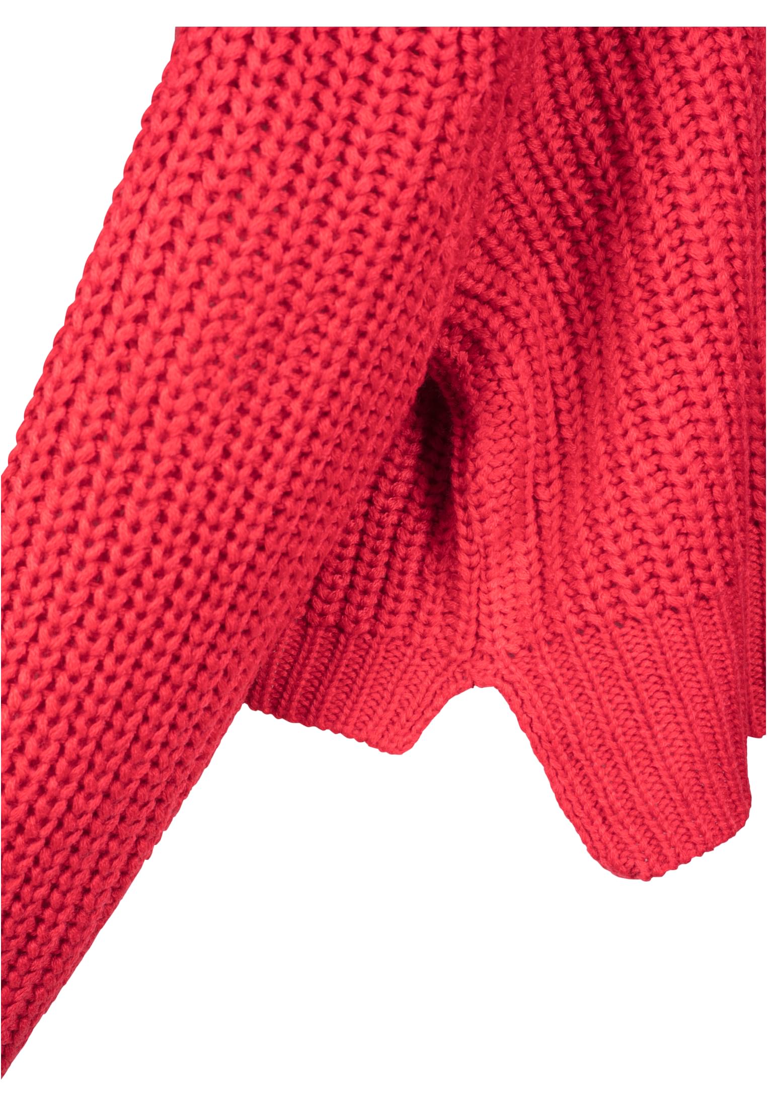 Ladies Wide Oversize Sweater | fire red