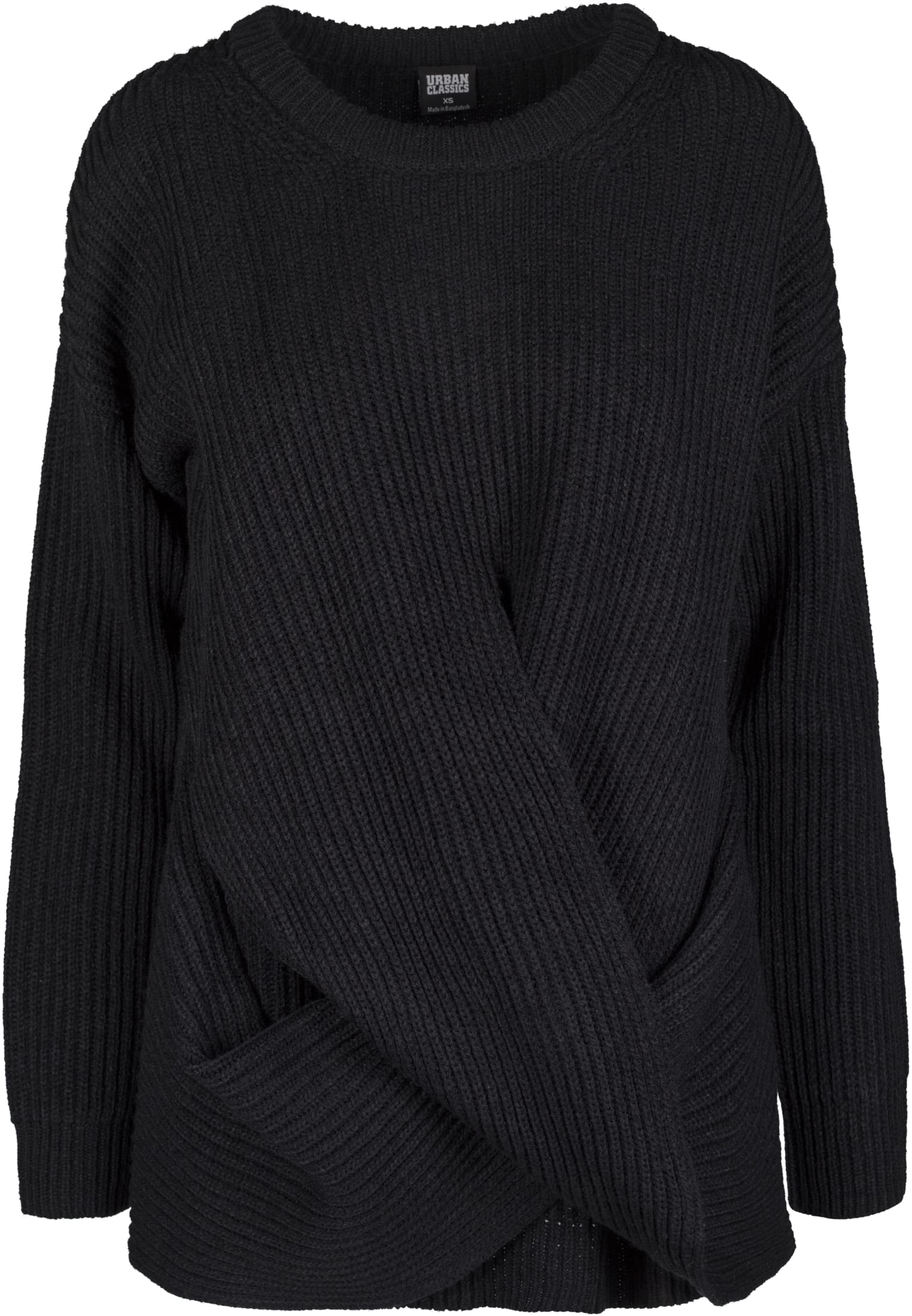 Ladies Wrapped Sweater | black