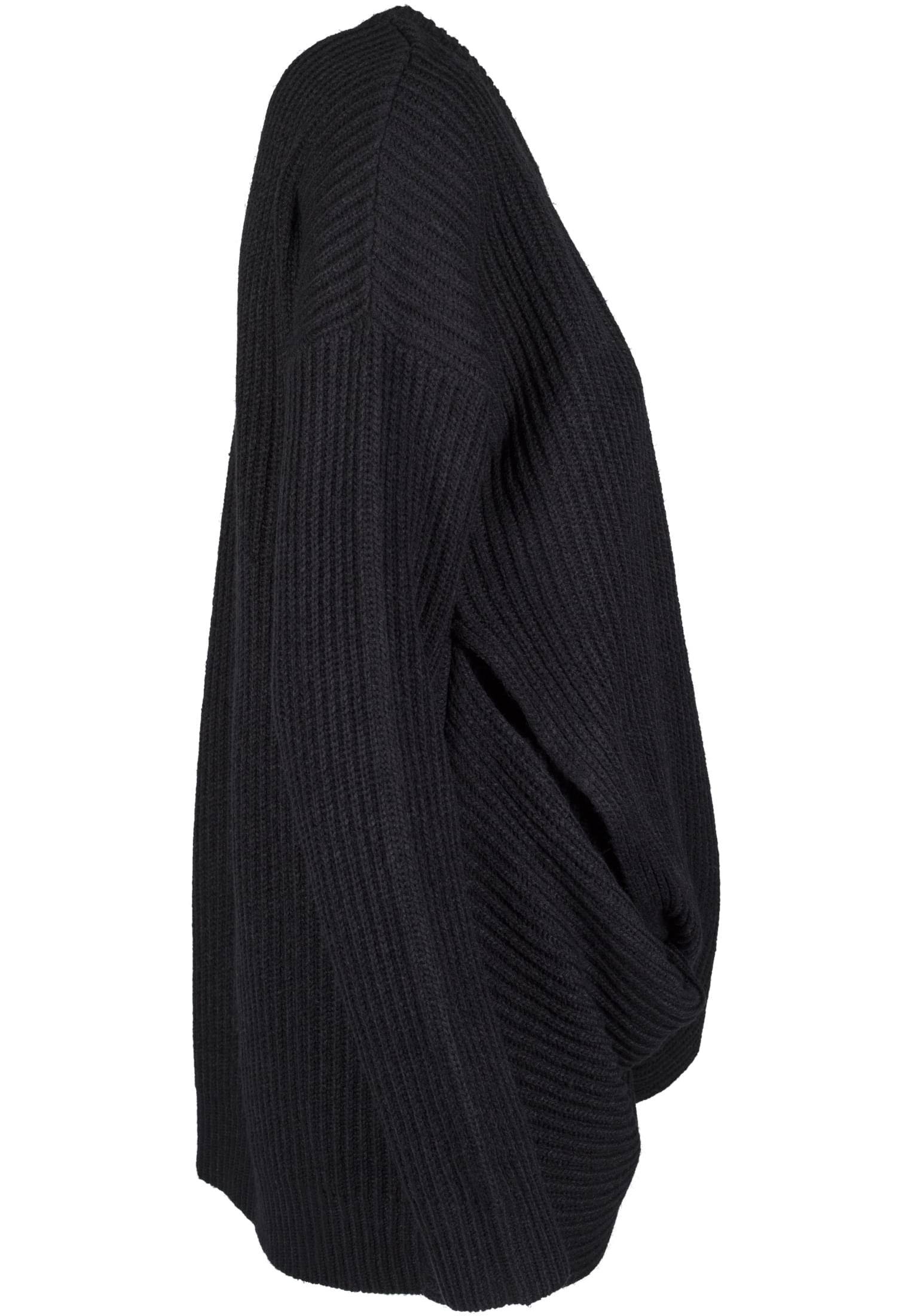 Ladies Wrapped Sweater | black