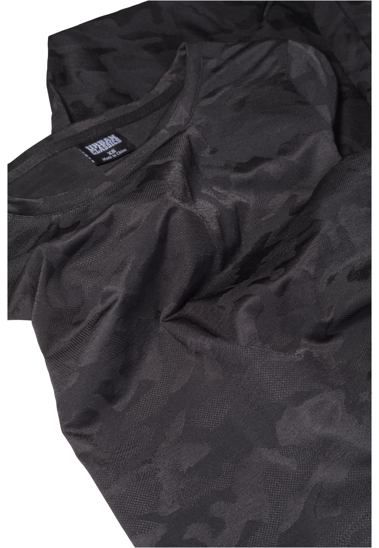 Ladies Short Jacquard Camo L/S | black camo