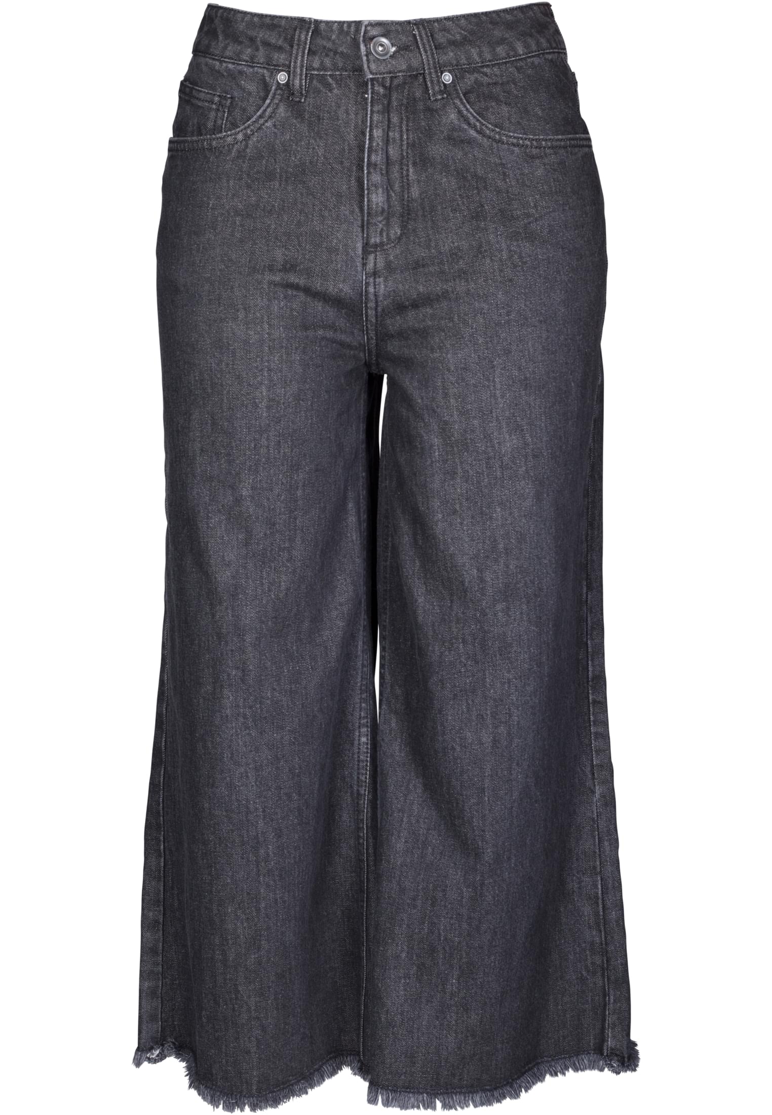 Ladies Denim Culotte | black washed