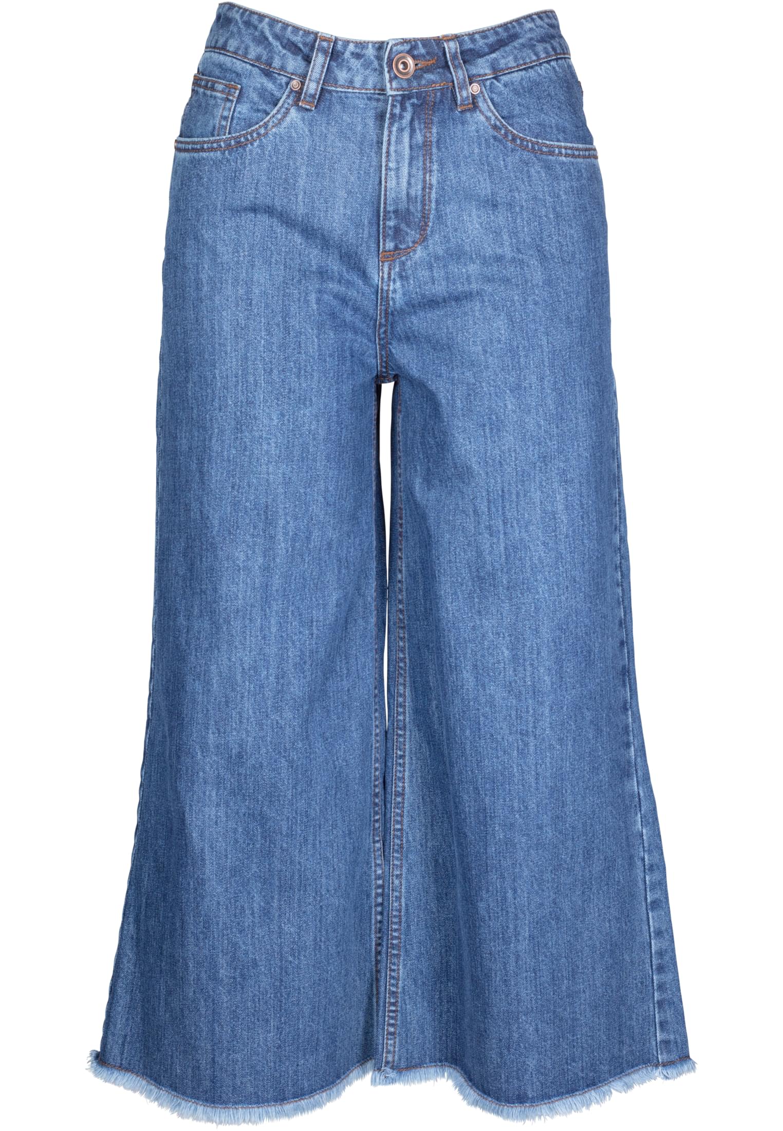 Ladies Denim Culotte | ocean blue