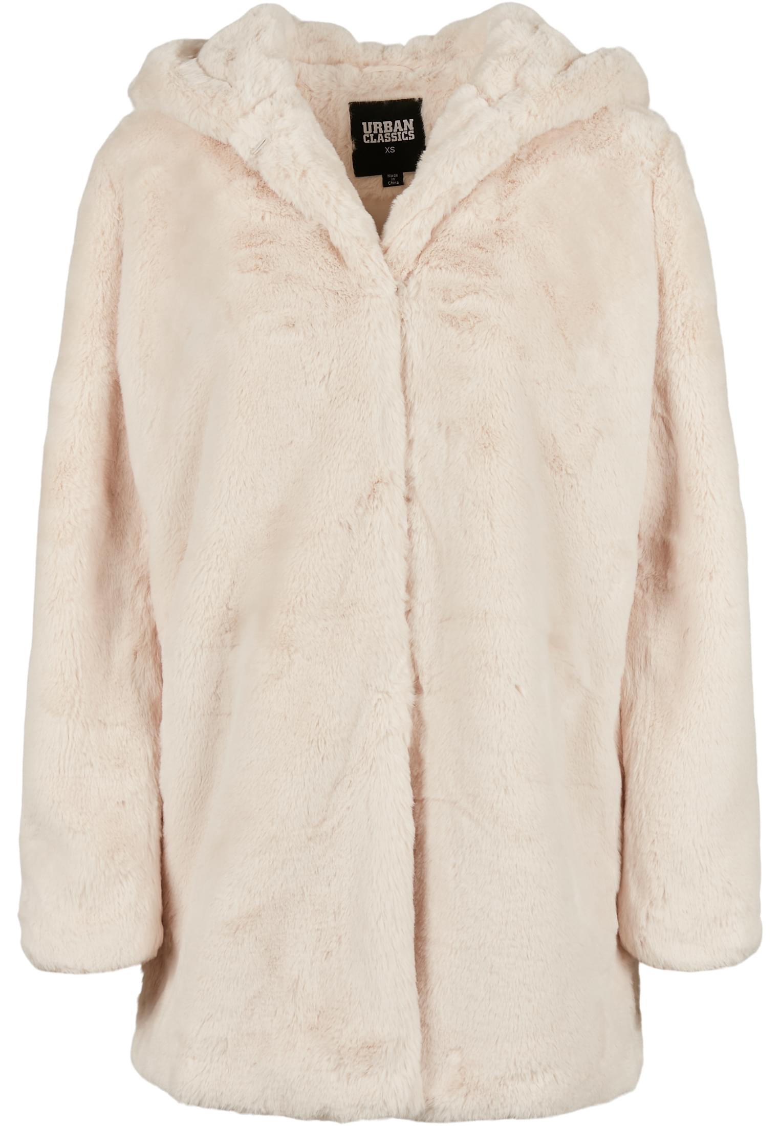 Ladies Hooded Teddy Coat | offwhite